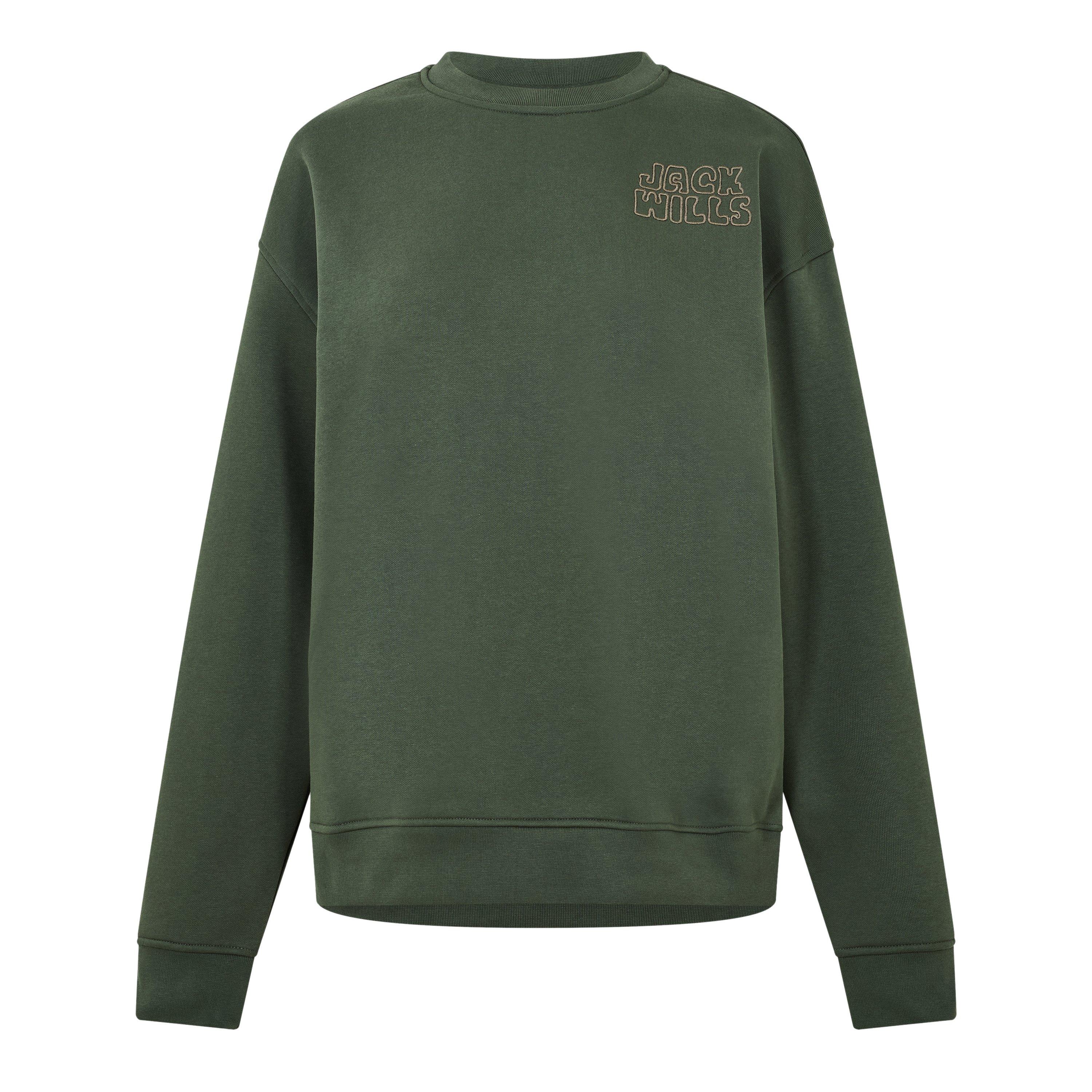 Jack Wills Women's Crew Sweatshirt - Khaki - 8 (XS)