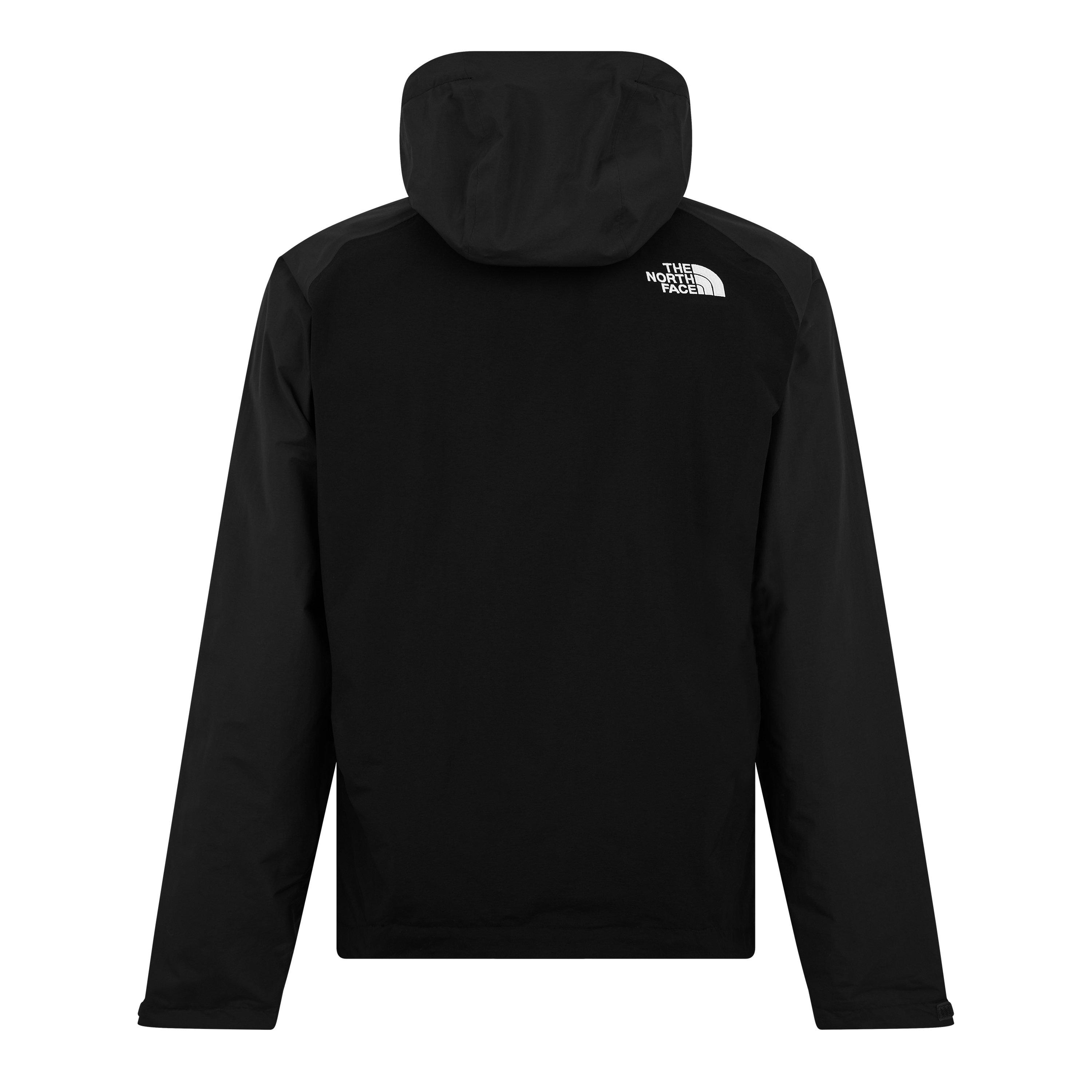 Black/Grey - The North Face - Men's Stratos Waterproof Packable Rain Anorak - 2