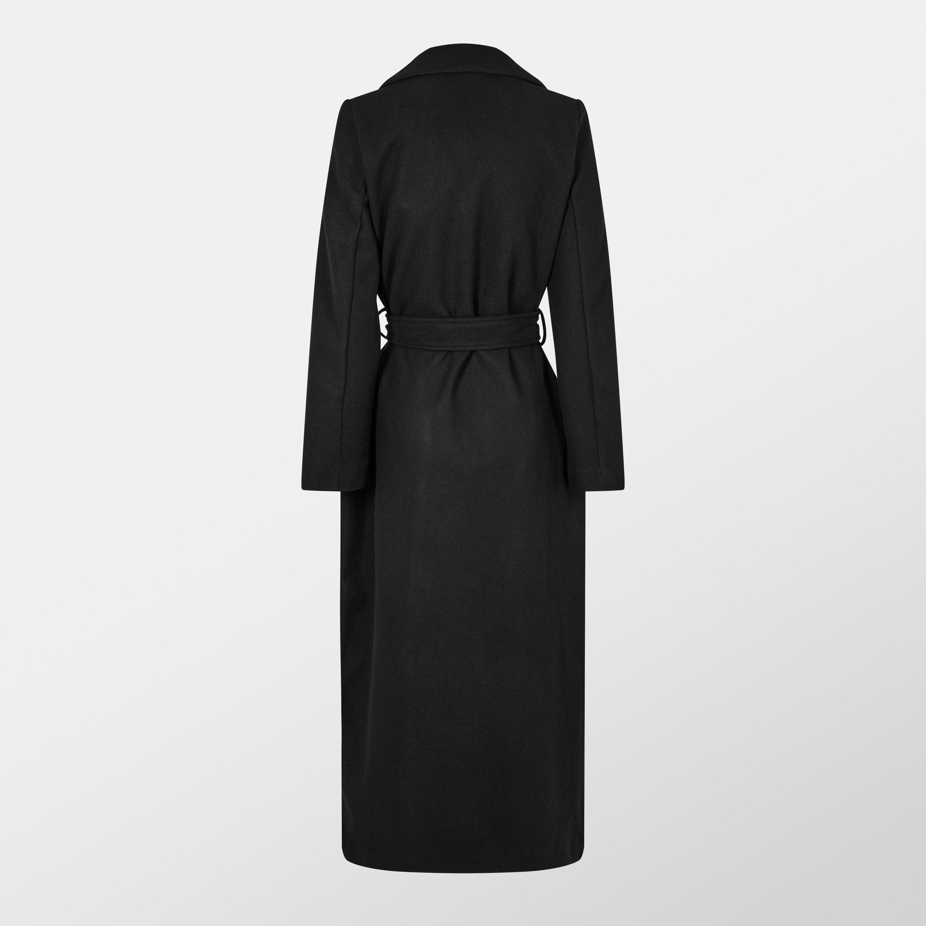 Schwarz - Vero Moda - Women's Fortune Water Resistant Long Overcoat - 2