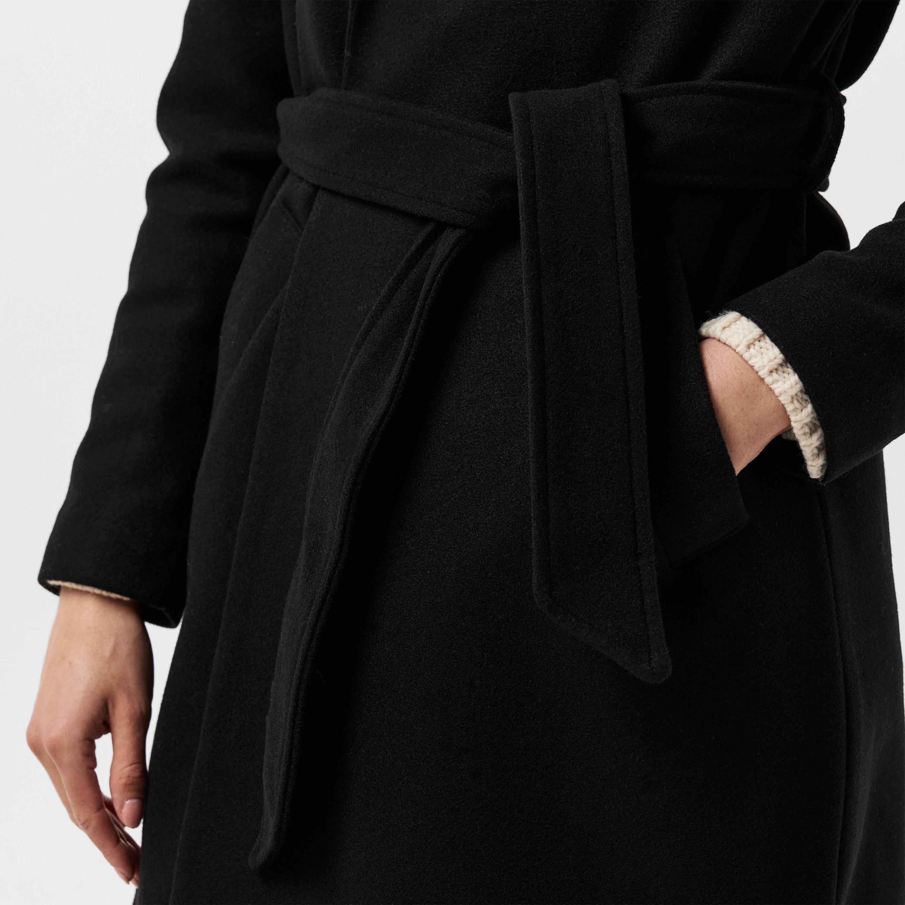 Schwarz - Vero Moda - Women's Fortune Water Resistant Long Overcoat - 5