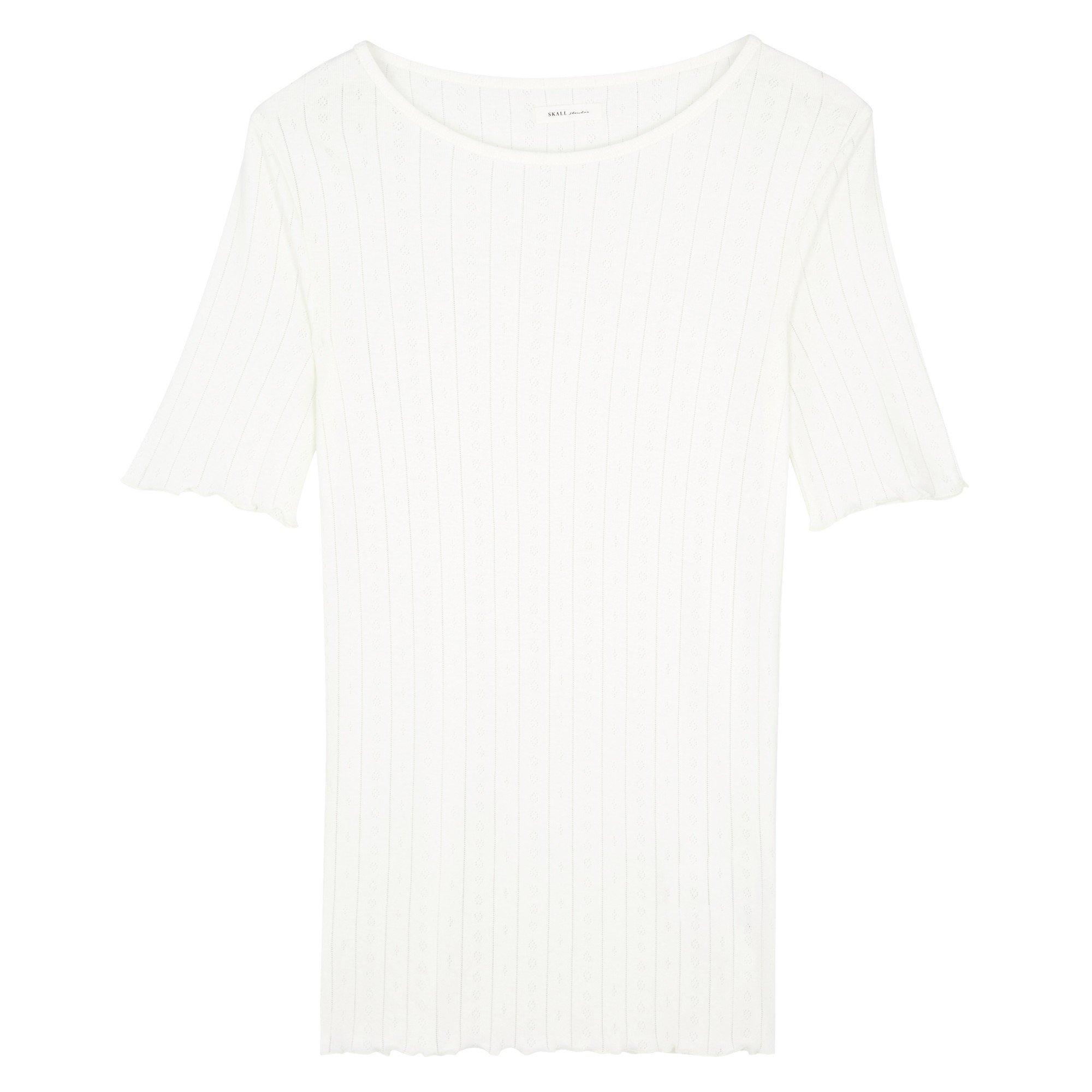 OFF WHITE - Skall Studio - T SS EDIE POINTELLE TEE09 - 1