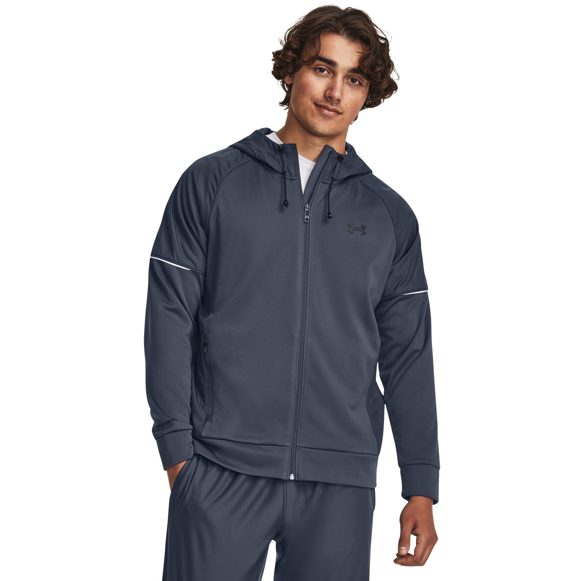 Grau - Under Armour - Men's Storm Full-Zip Performance Tracksuit Top - 2