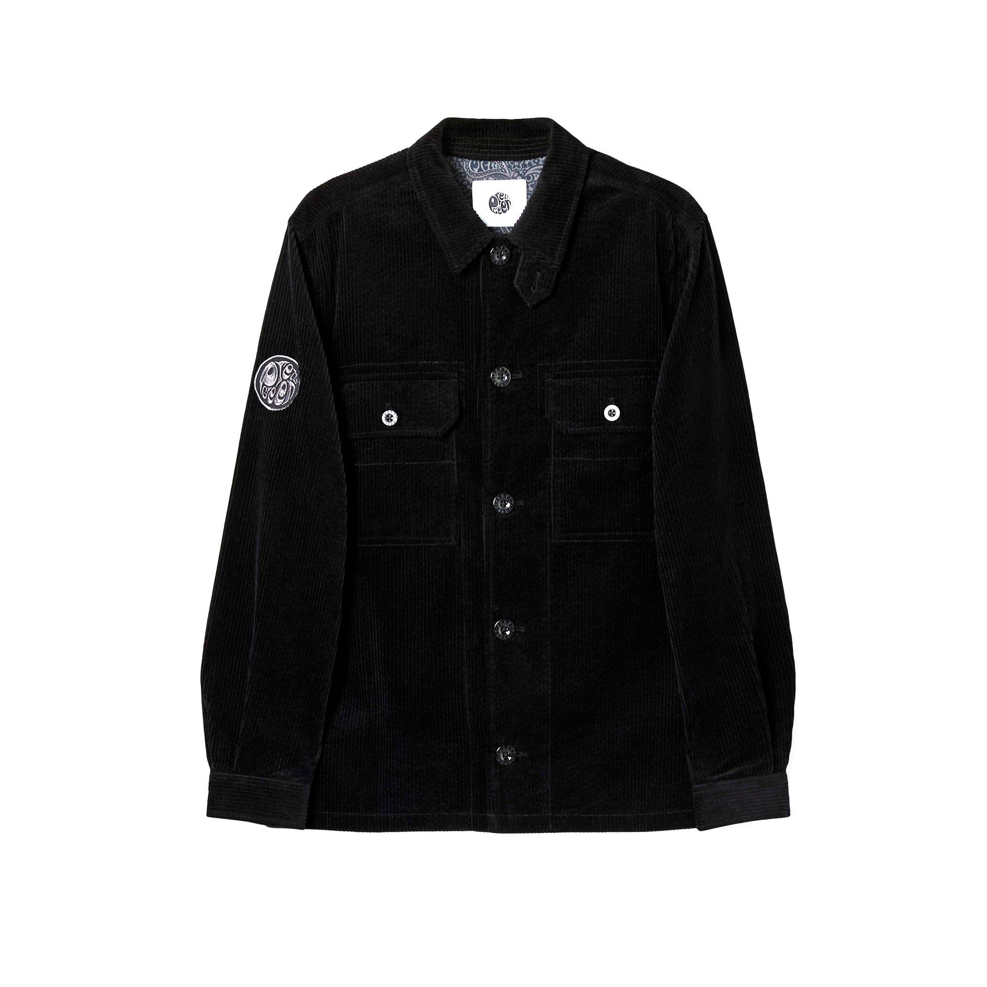 Black - Pretty Green - Men's Reed Corduroy Overshirt - 1