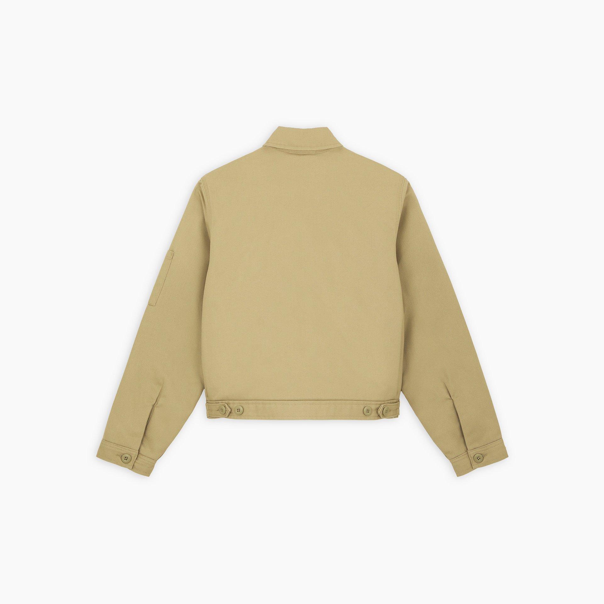 KHAKI - Dickies - Unlined Eisenhower Cropped Long Sleeve Barn Jacket - 7