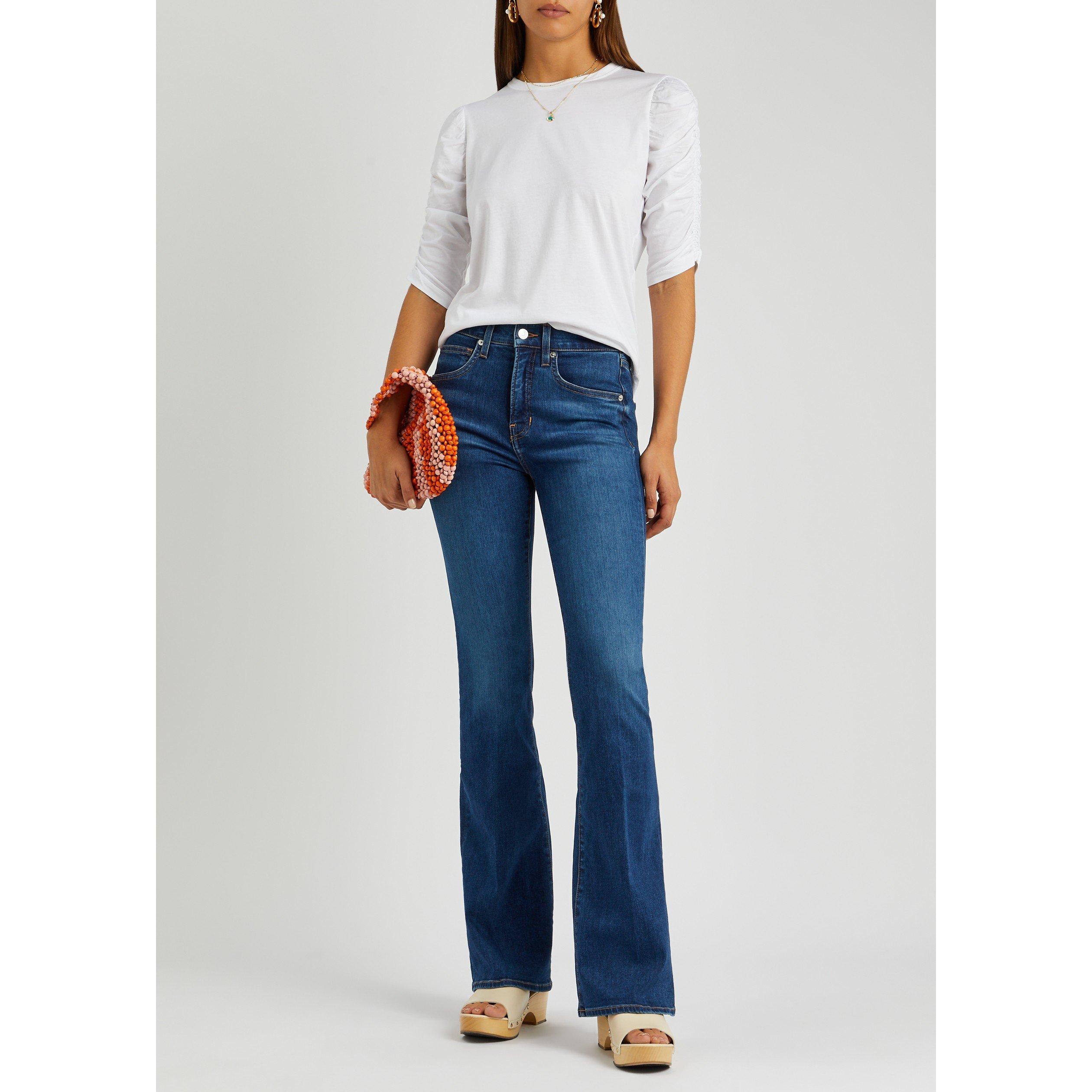 WHITE - Veronica Beard - T SS WALDORF CREW NECKT EE - 5