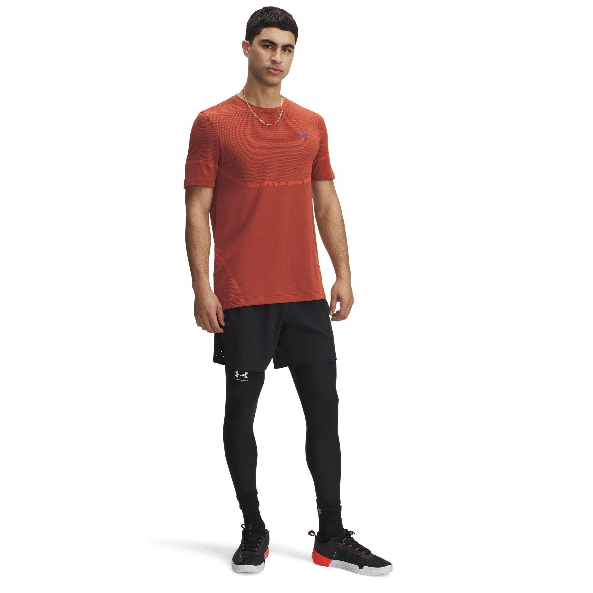 Fire Red - Under Armour - UA Vanish Elite Seamless Short Sleeve Men's - 3