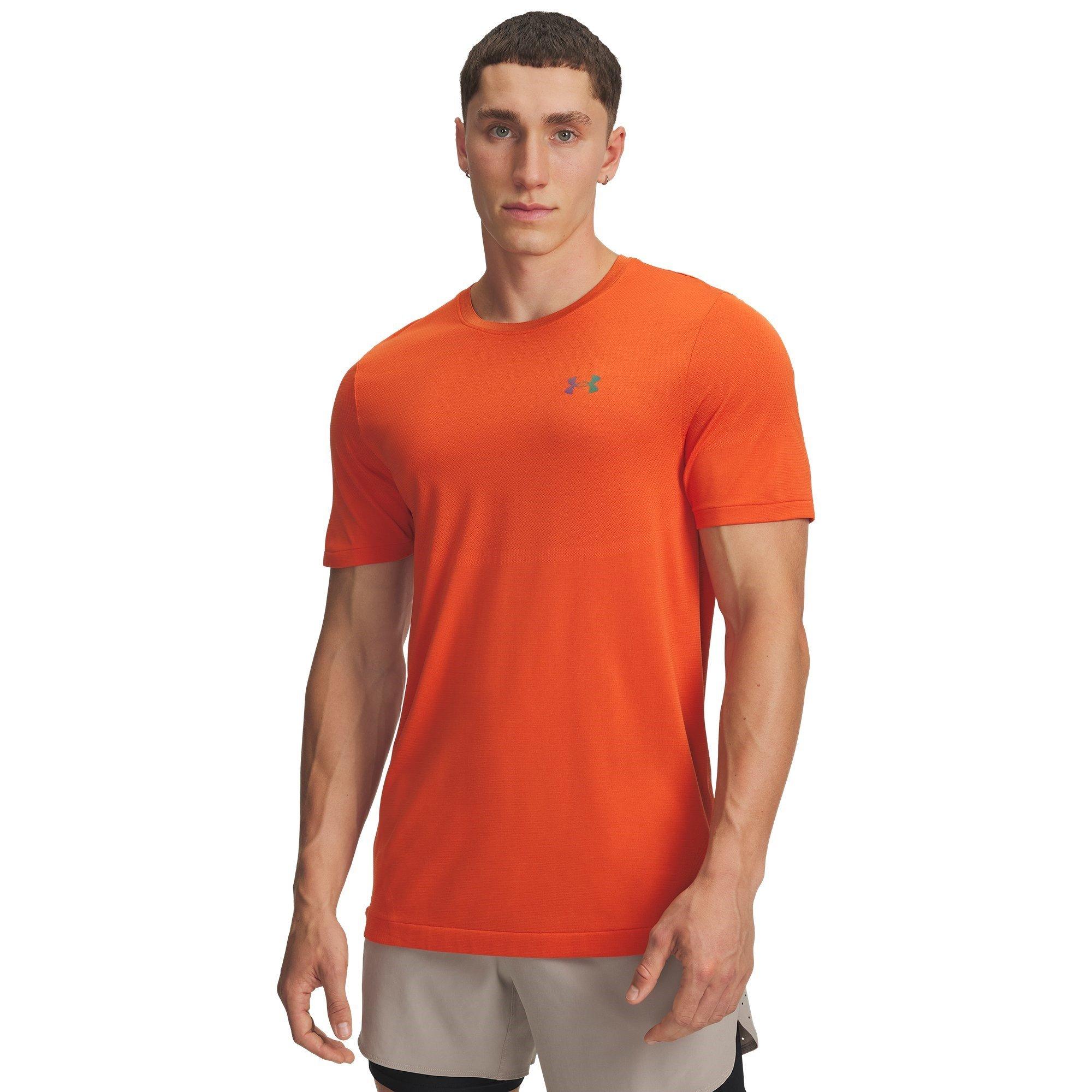 Under Armour Men's Ua Vanish Elite Seamless Short Sleeve - Orange Base - XL