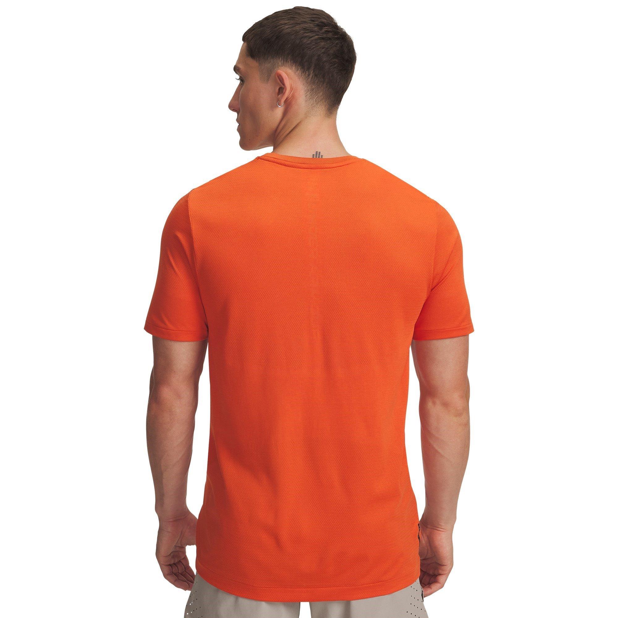 Orange Base - Under Armour - UA Vanish Elite Seamless Short Sleeve Men's - 2