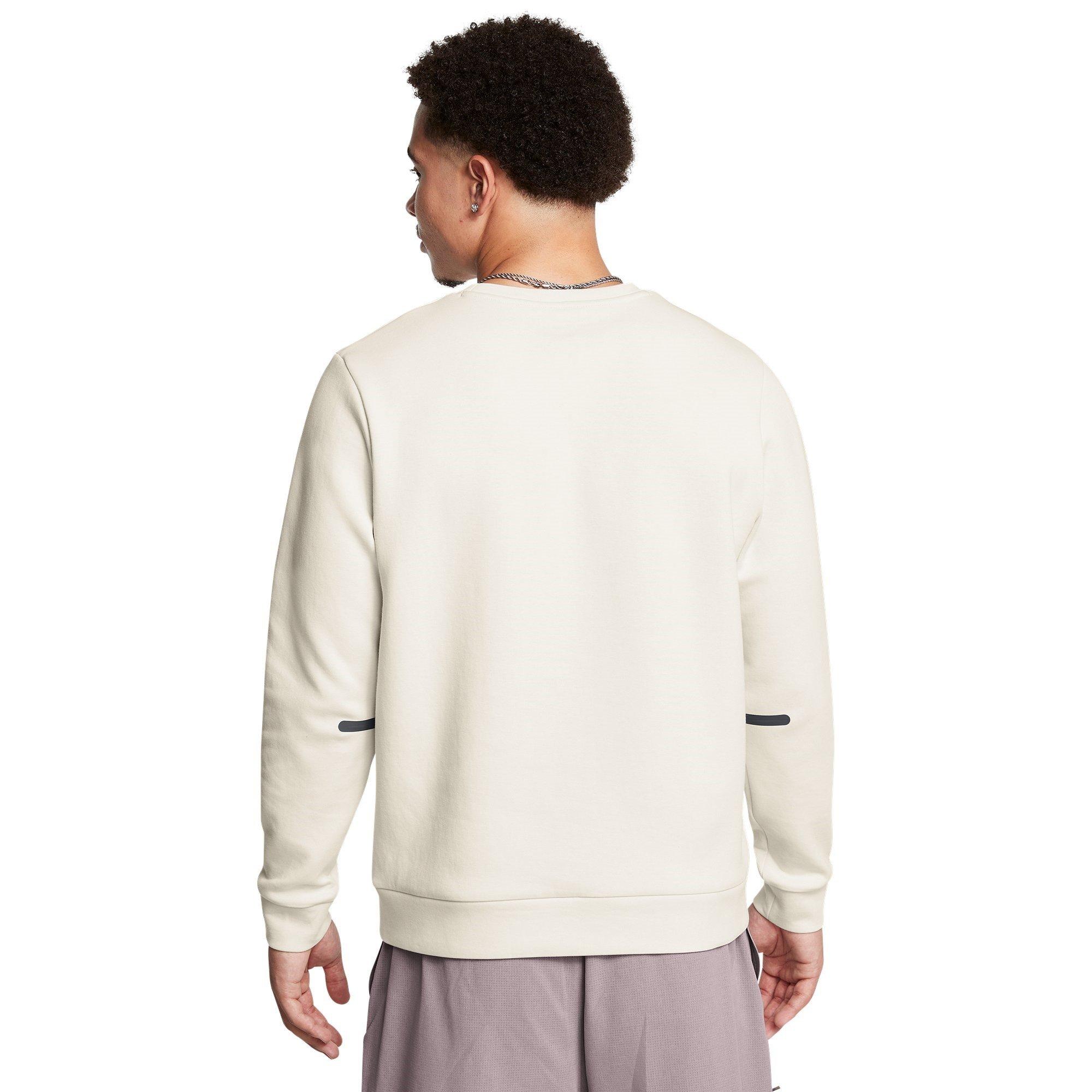Sum White/Black - Under Armour - Men's Unstoppable Fleece Long-Sleeve T-Shirt - 4