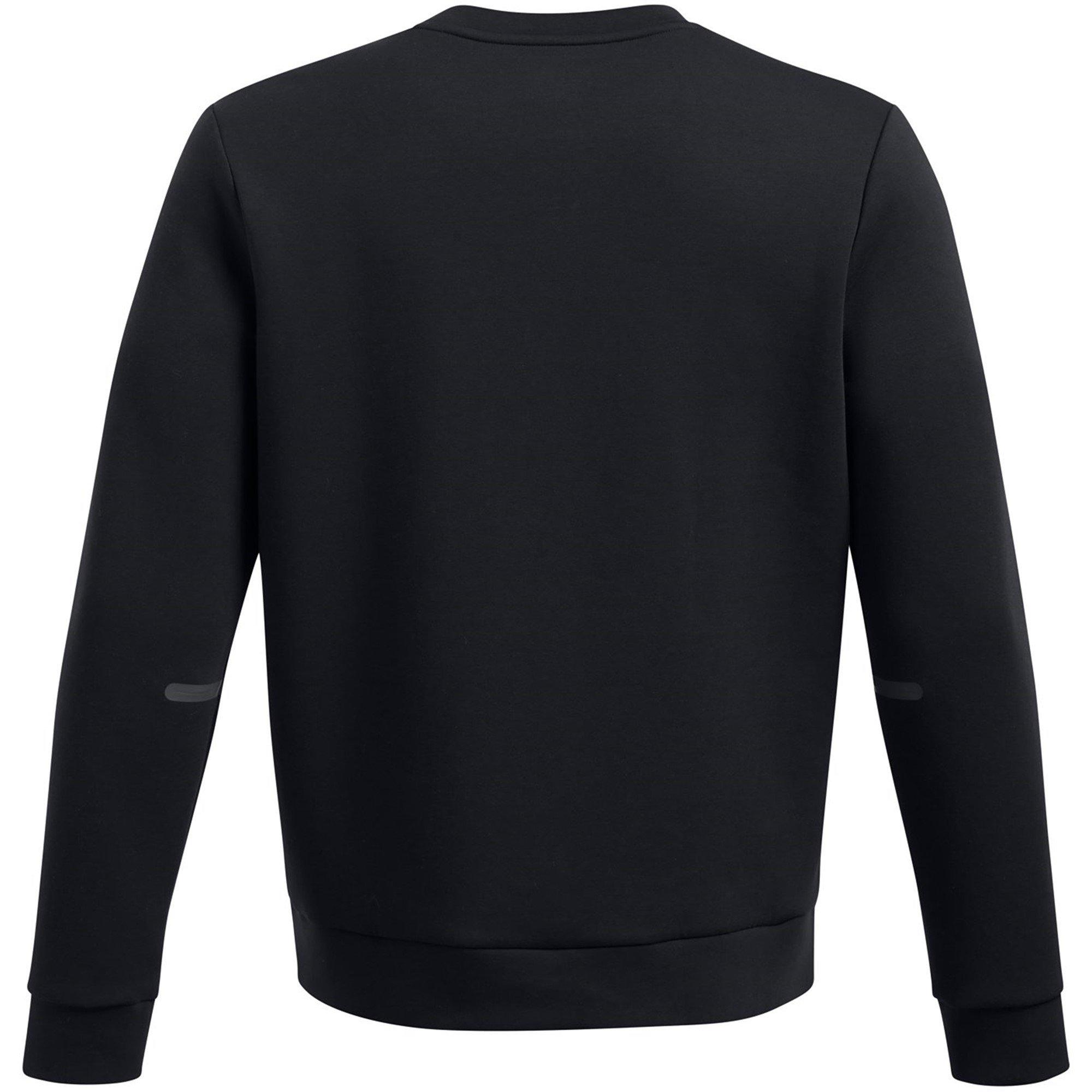 Zwart - Under Armour - Unstoppable Fleece Long-Sleeve T-Shirt - 2