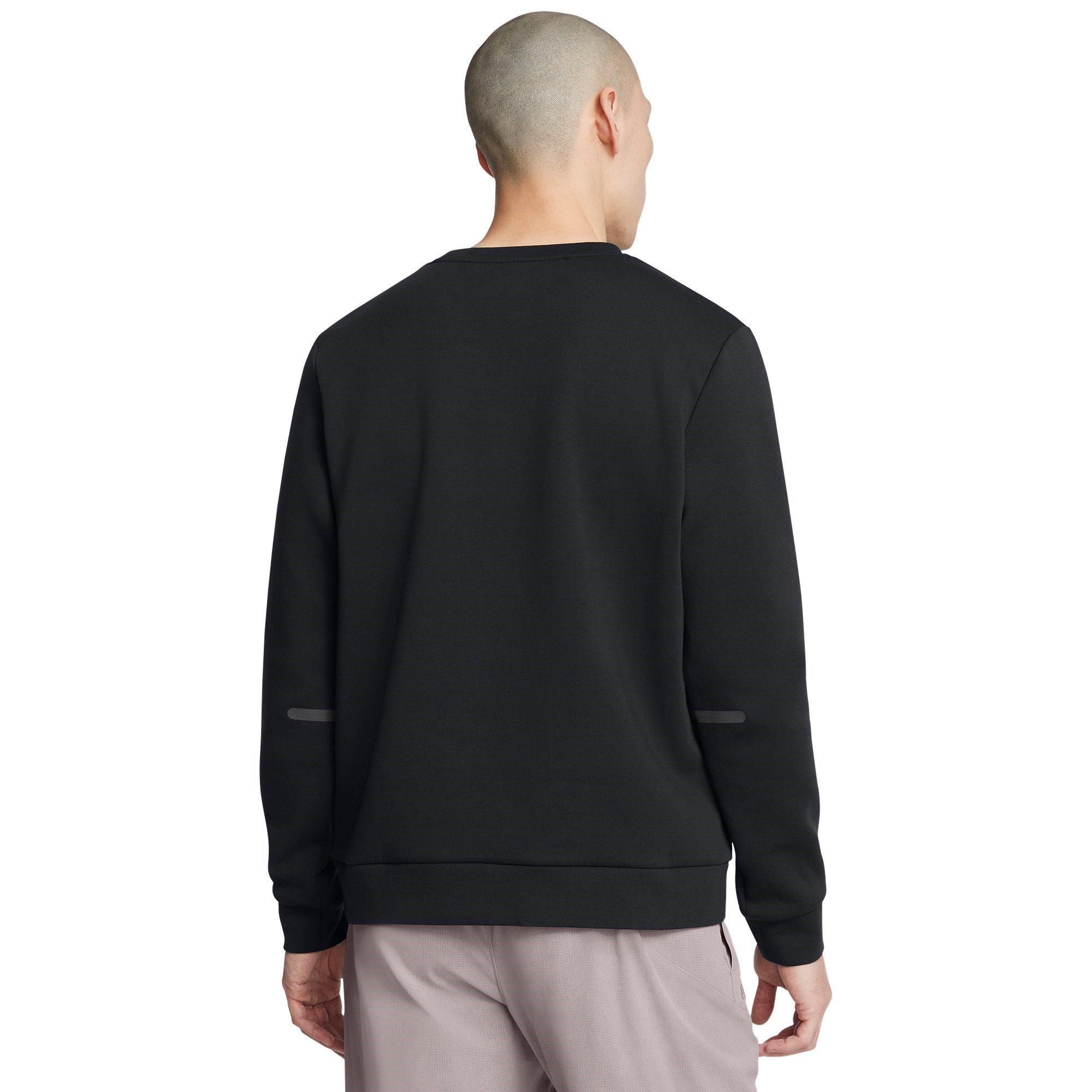 Zwart - Under Armour - Unstoppable Fleece Long-Sleeve T-Shirt - 4