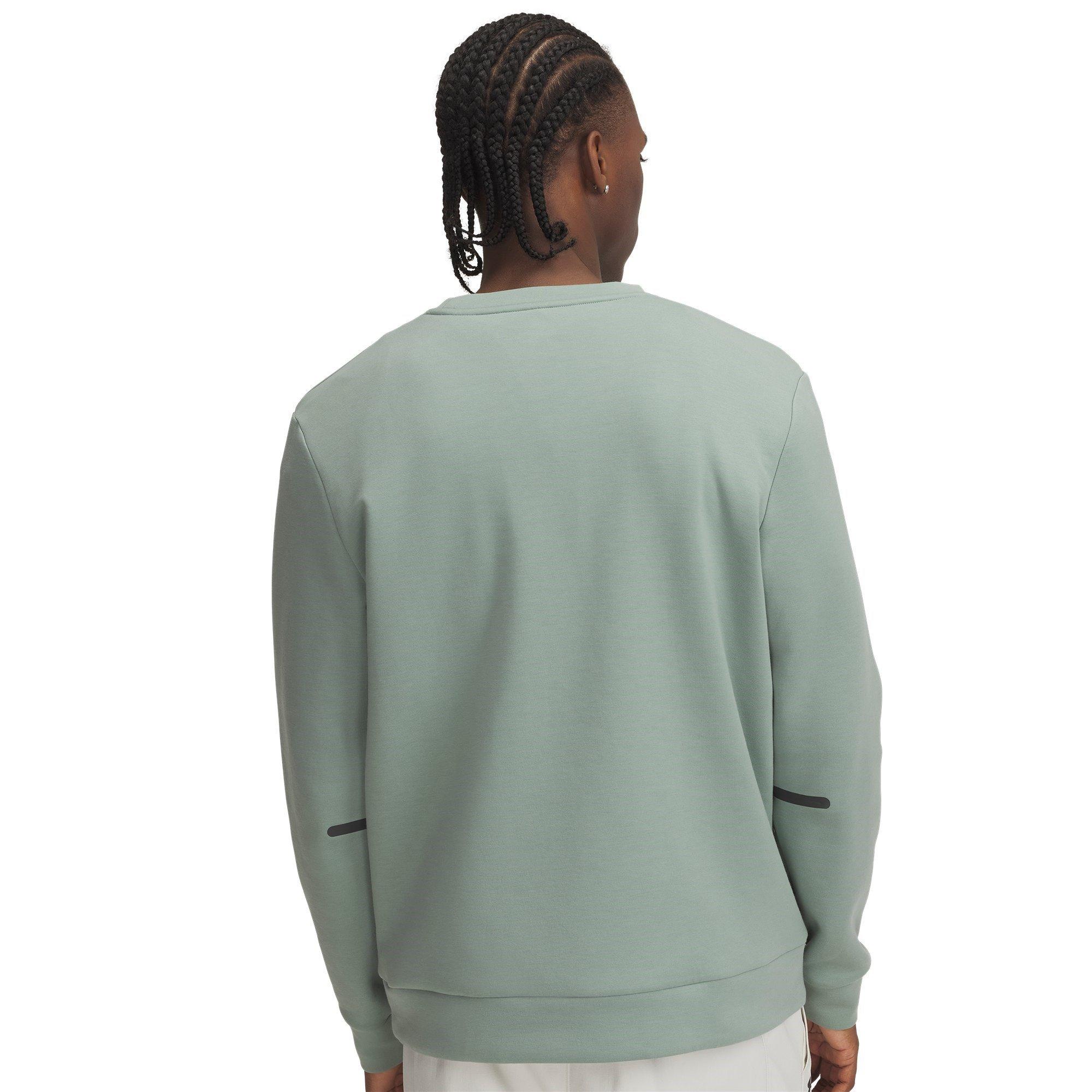 Grün/Schwarz - Under Armour - Unstoppable Fleece Long-Sleeve T-Shirt - 4