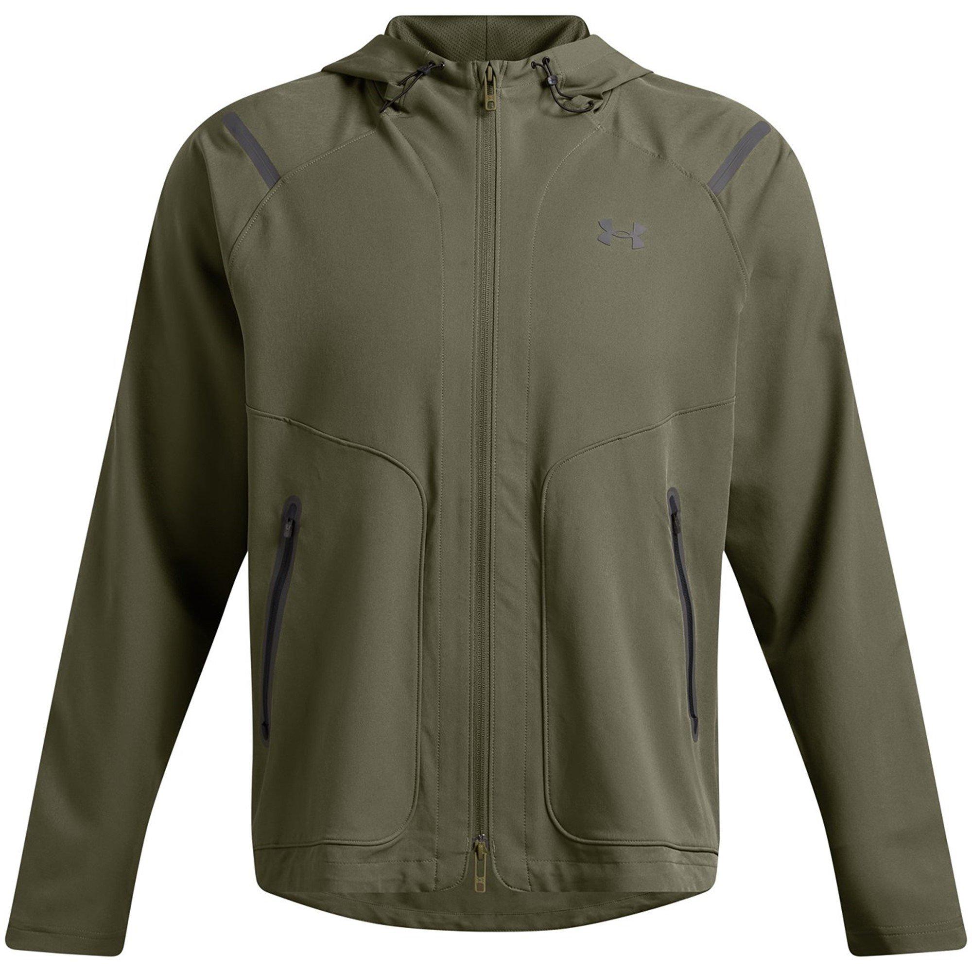Green/Black - Under Armour - Men's Unstoppable Tracksuit Top - 1