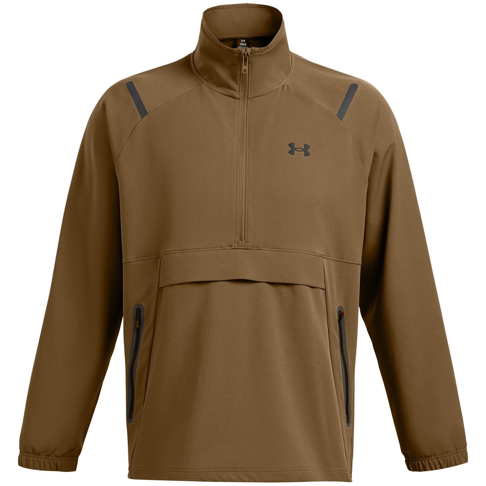 Under Armour Men's Unstoppable Anorak Tracksuit Top - Brown - L