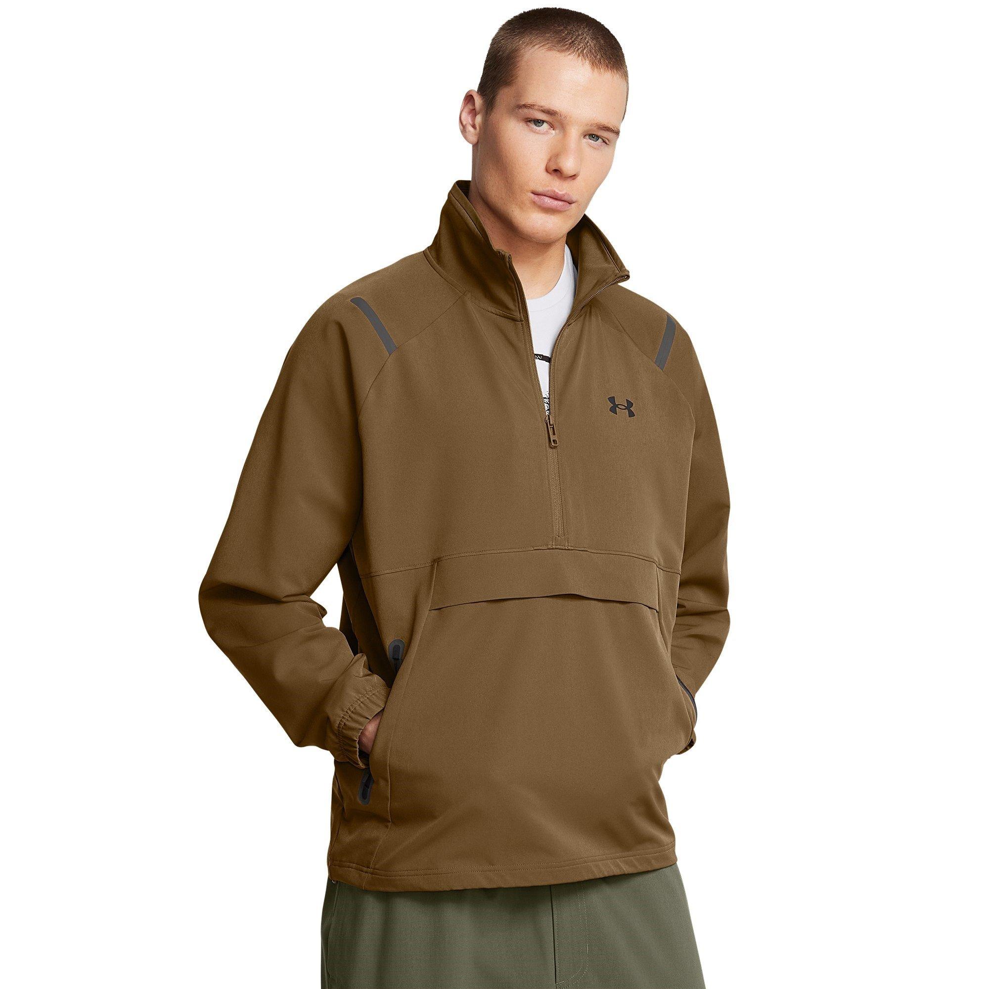 Brown - Under Armour - Men's Unstoppable Anorak Tracksuit Top - 3