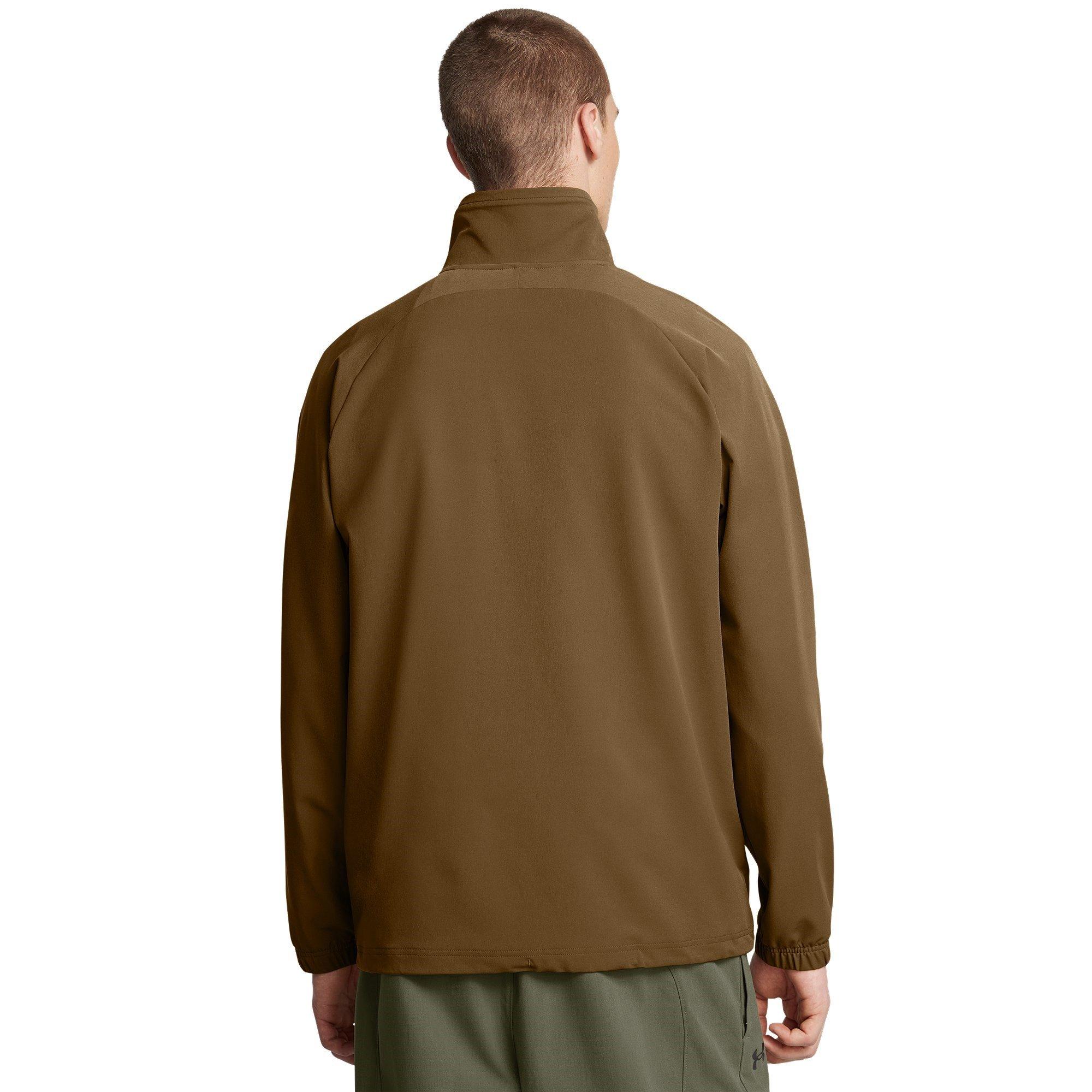 Brown - Under Armour - Men's Unstoppable Anorak Tracksuit Top - 4