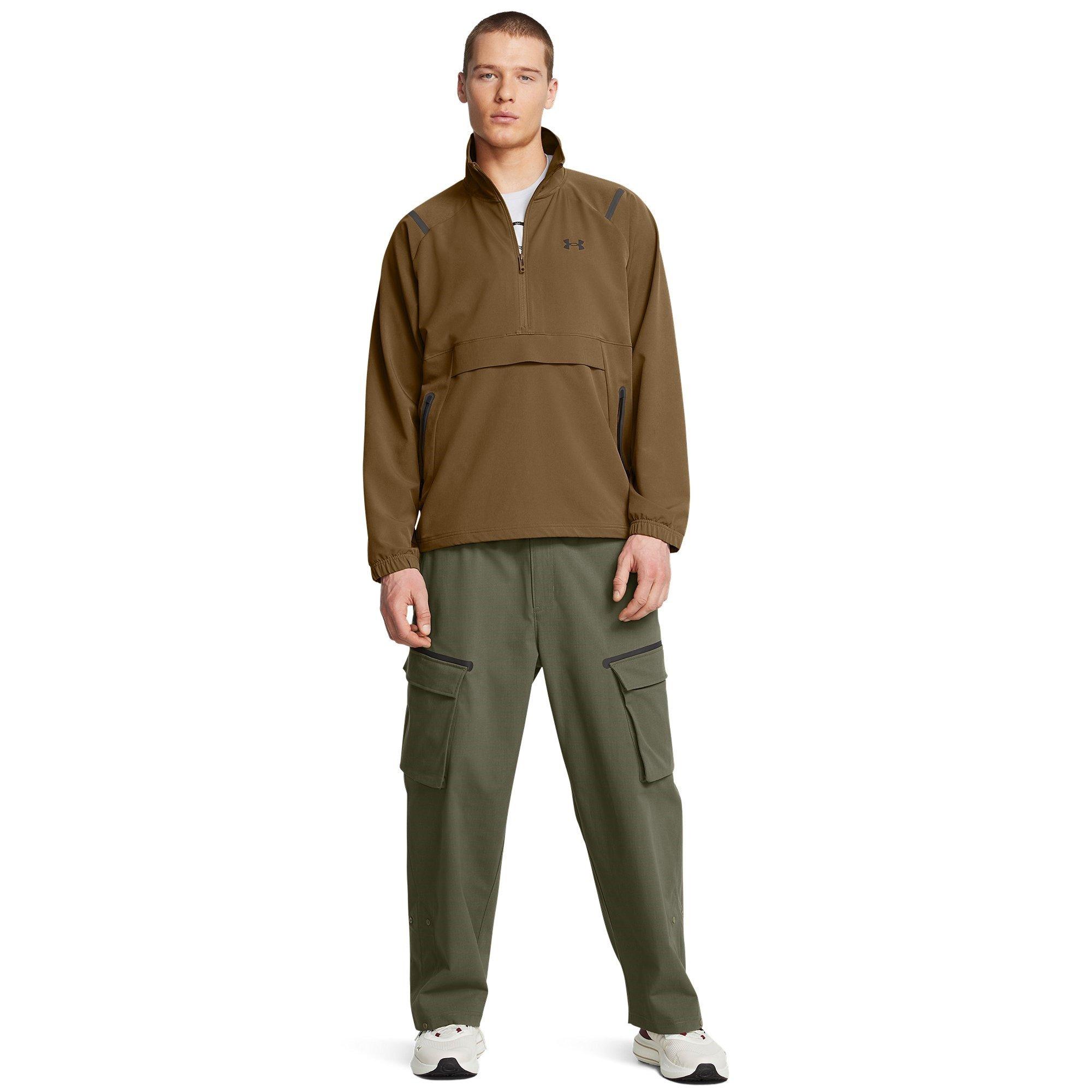 Brown - Under Armour - Men's Unstoppable Anorak Tracksuit Top - 5