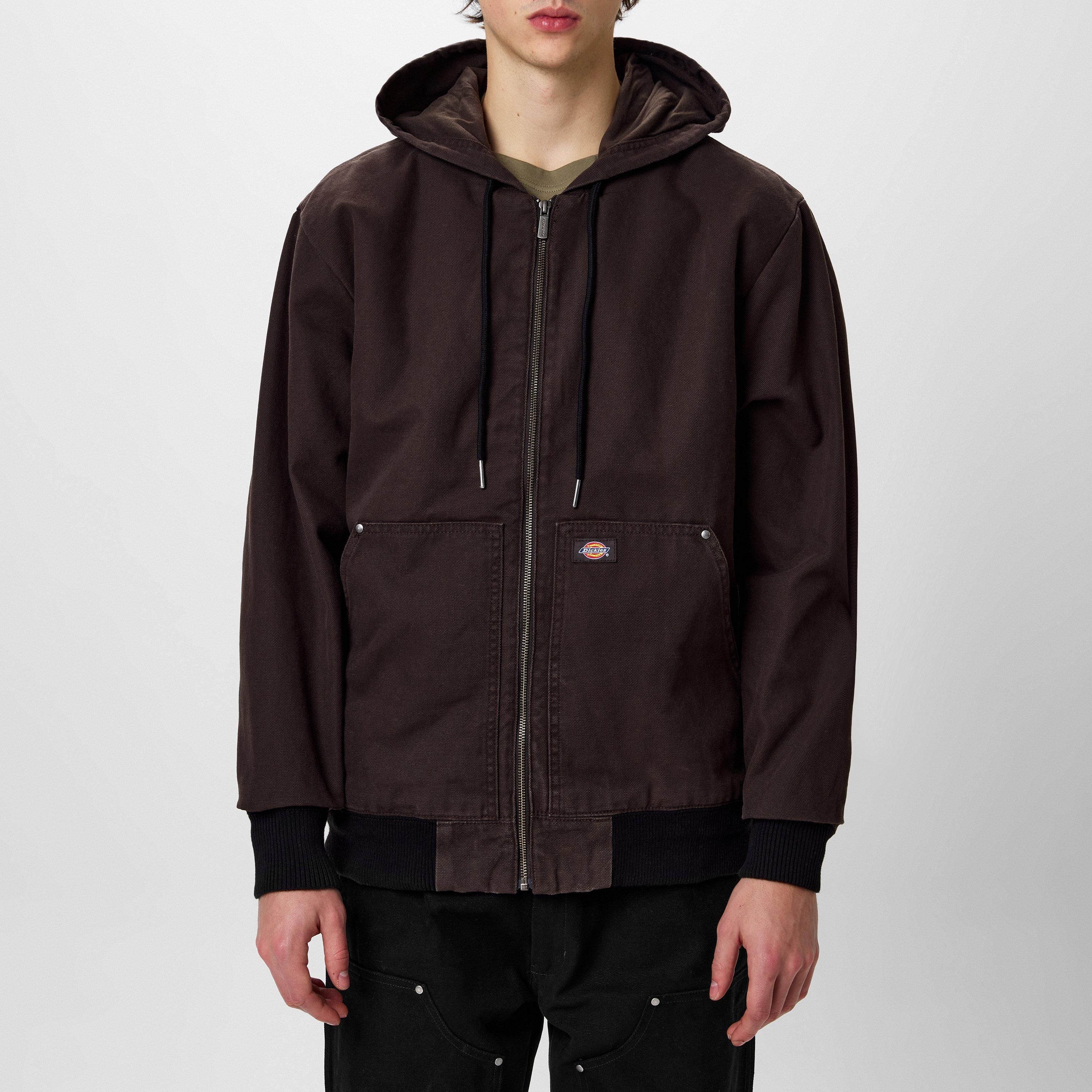 Dark Brown - Dickies - Hooded Duck Canvas Jacket - 3