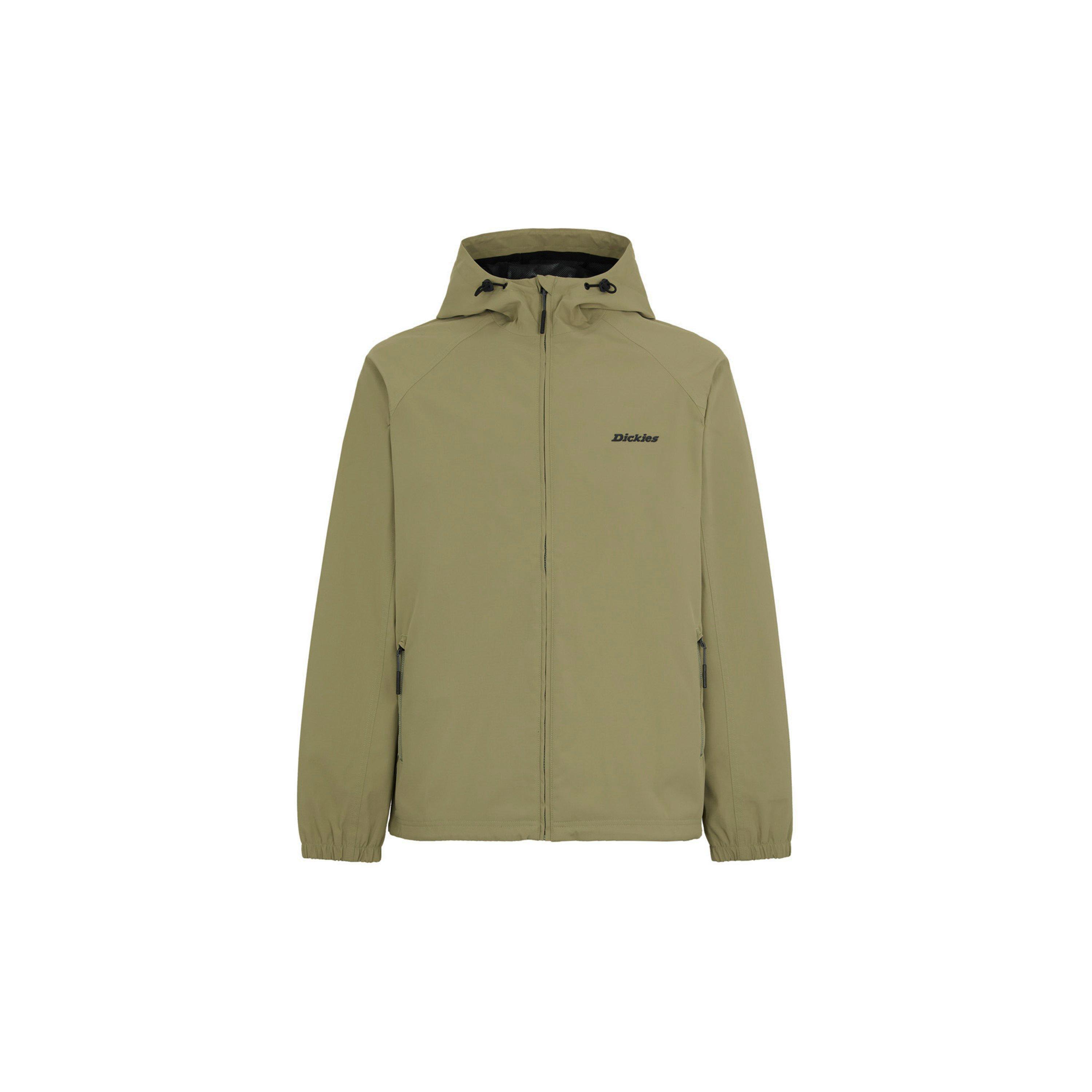 Imprl Green - Dickies - Men's Ronan Water Resistant Hooded Long Sleeve Rain Anorak - 1