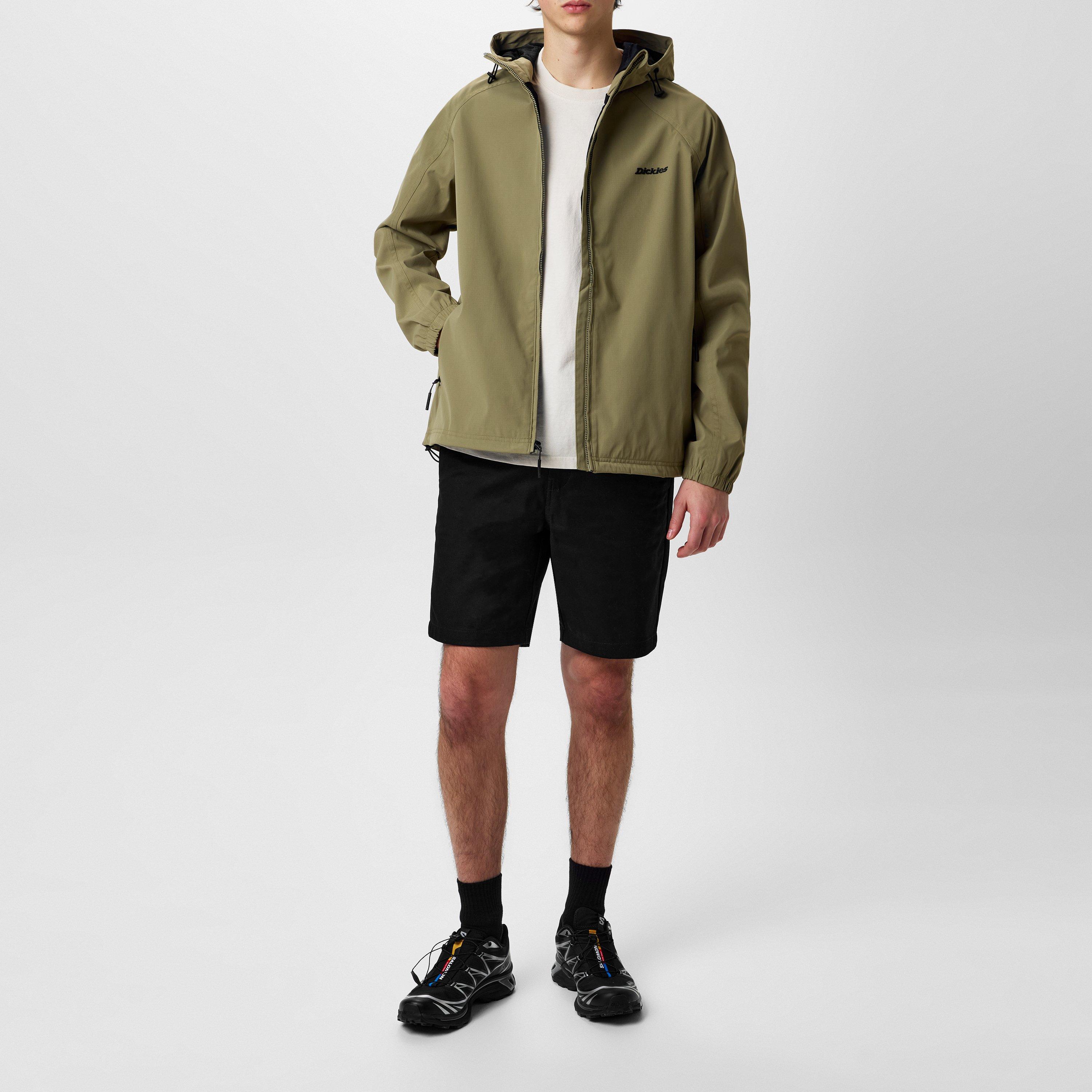 Imprl Green - Dickies - Men's Ronan Water Resistant Hooded Long Sleeve Rain Anorak - 5