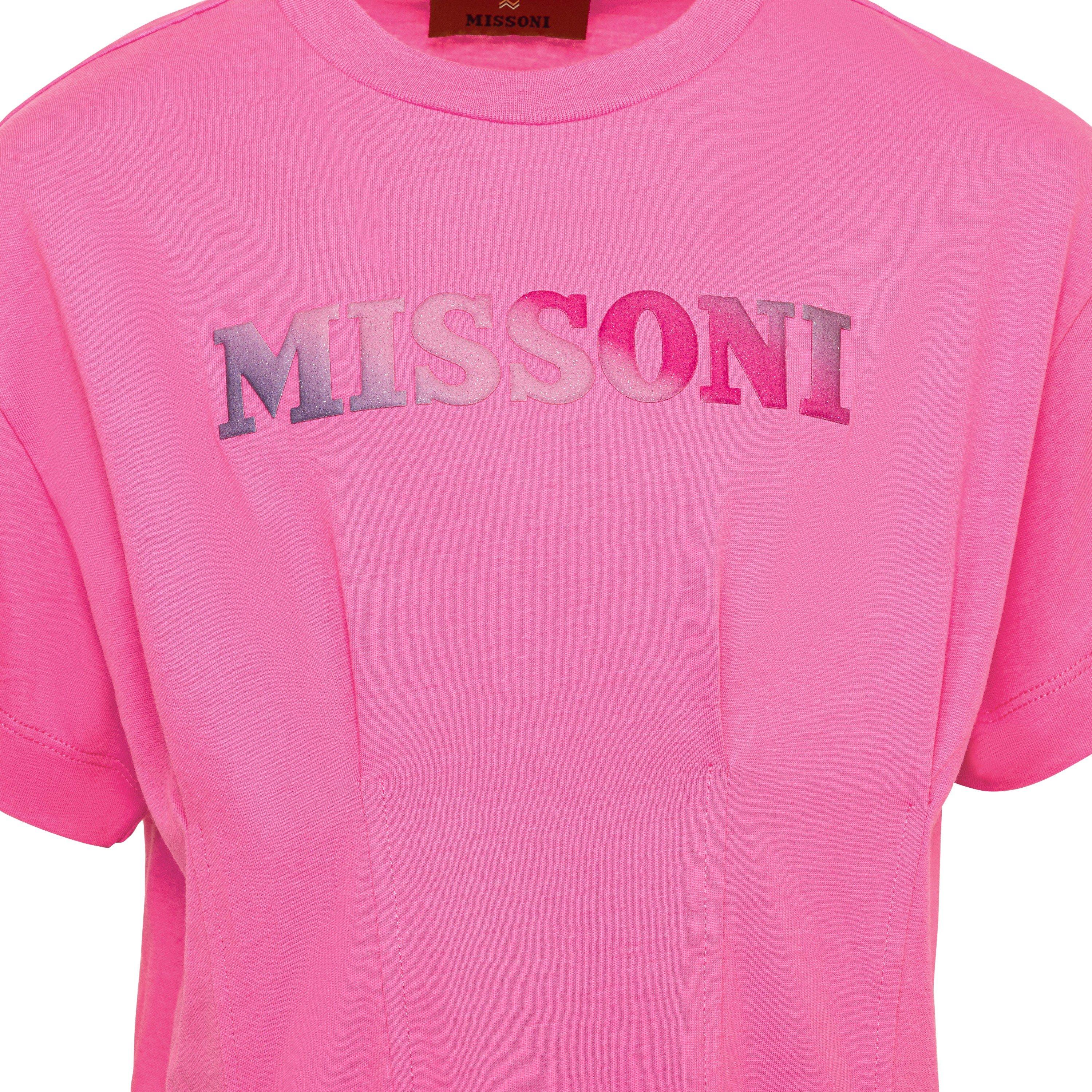 Fuschia 50Q - Missoni - Logo T-Shirt Dress Juniors - 3