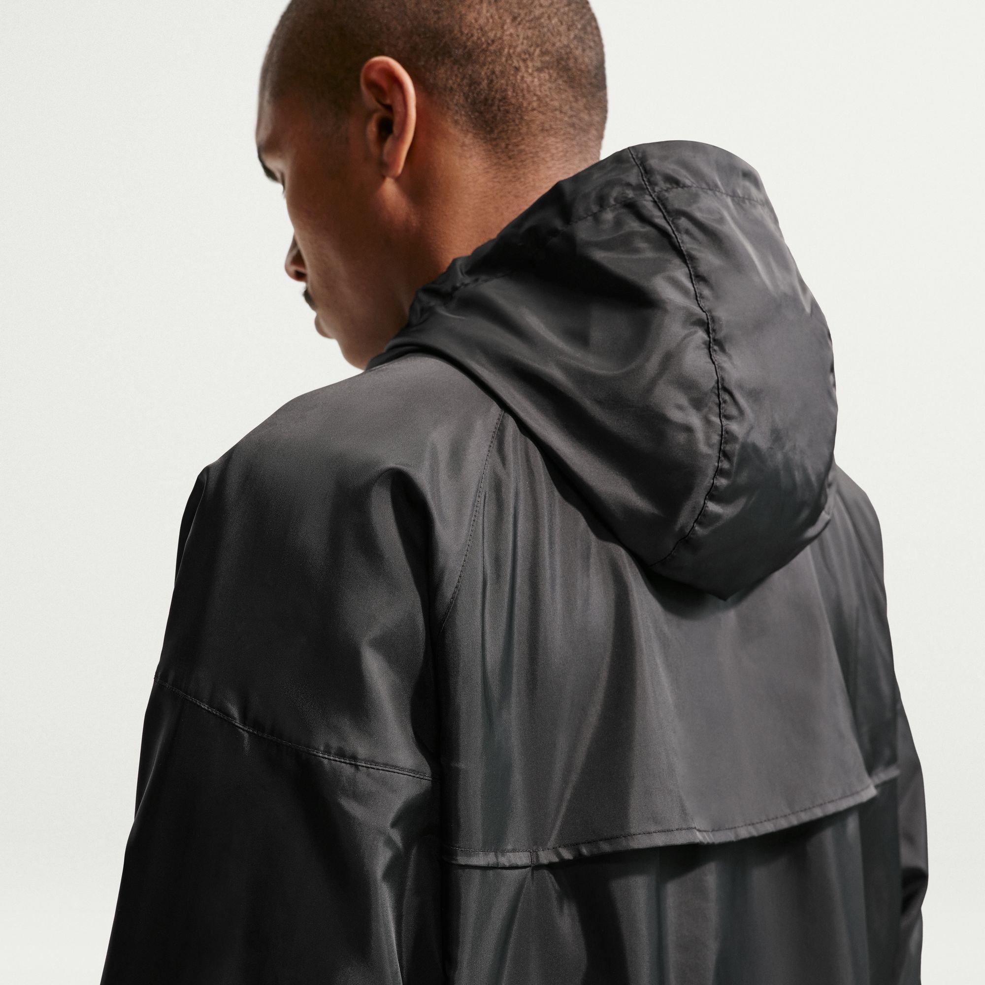 Black/White - Nike - Sportswear Windrunner Men's Hooded Jacket - 2