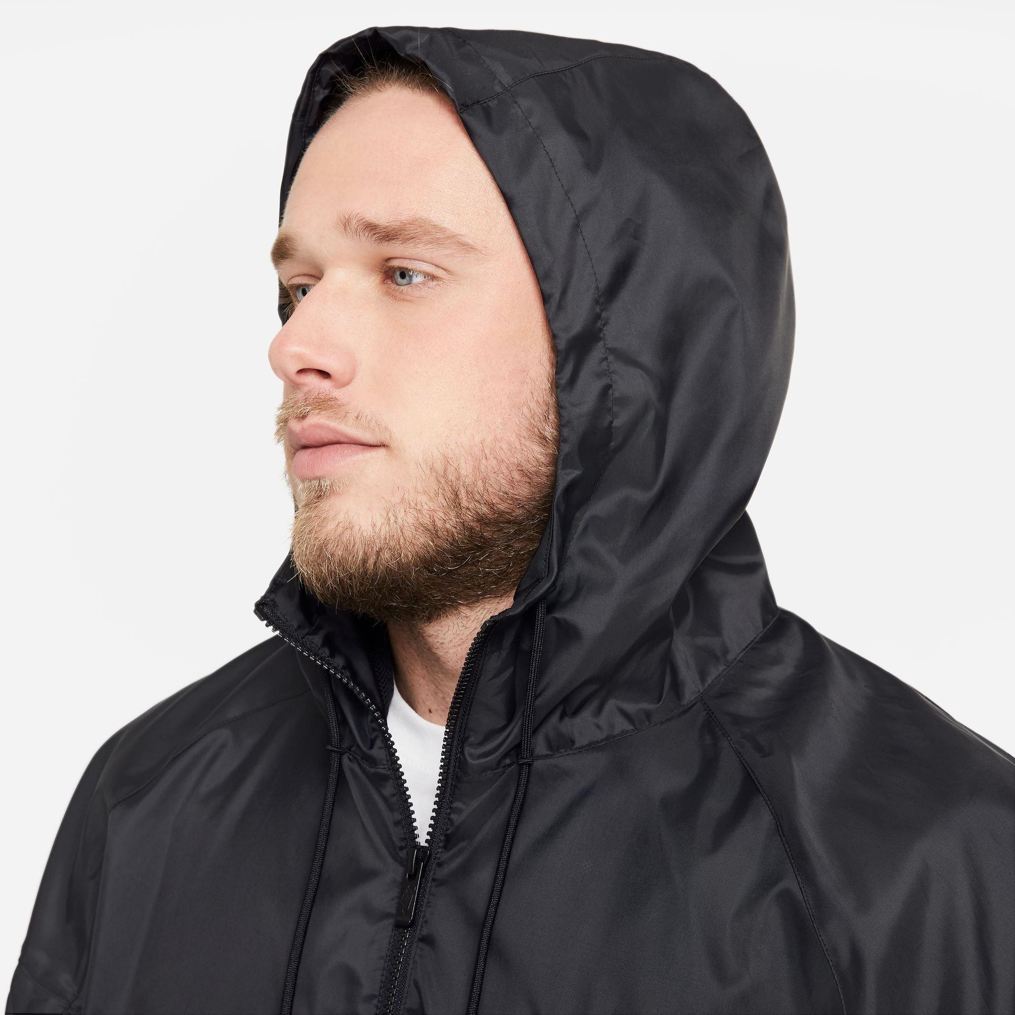Black/White - Nike - Sportswear Windrunner Men's Hooded Jacket - 11