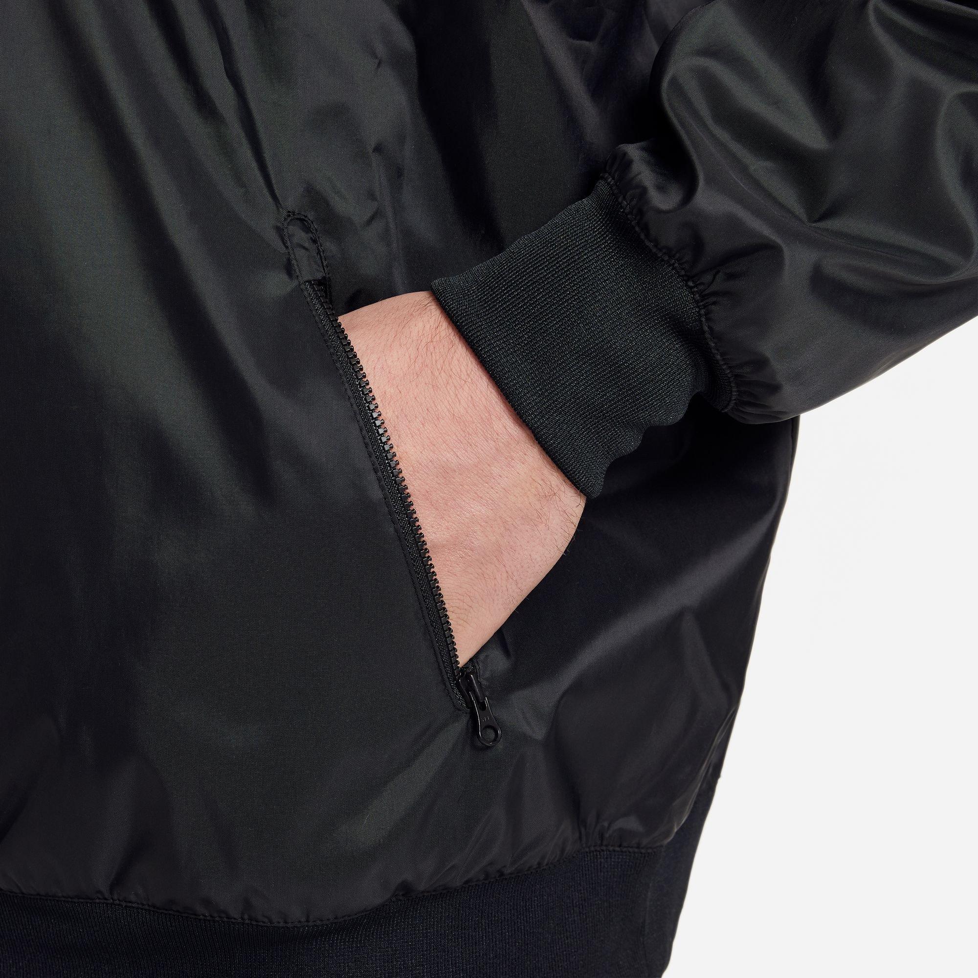 Black/White - Nike - Sportswear Windrunner Men's Hooded Jacket - 12