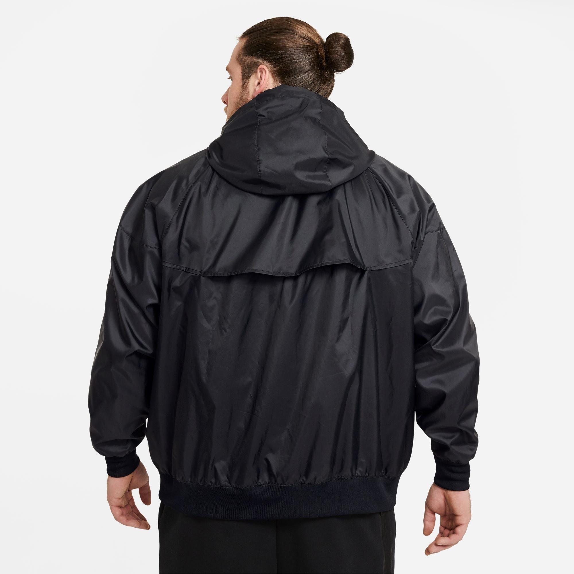 Black/White - Nike - Sportswear Windrunner Men's Hooded Jacket - 9