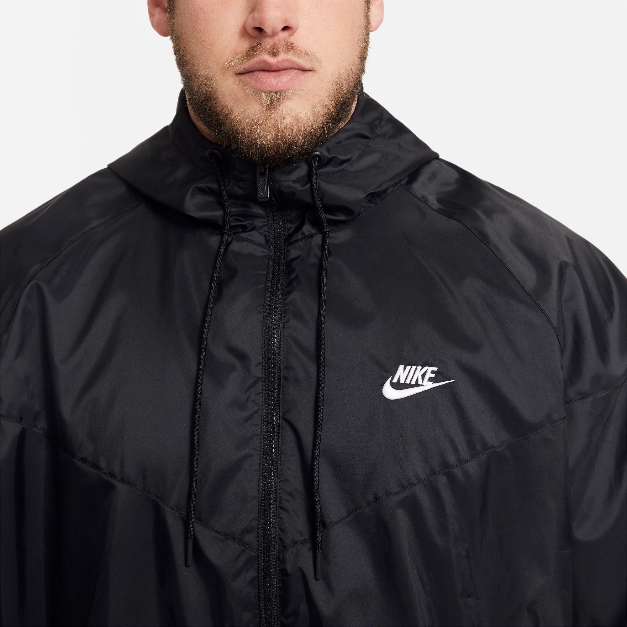 Black/White - Nike - Sportswear Windrunner Men's Hooded Jacket - 10