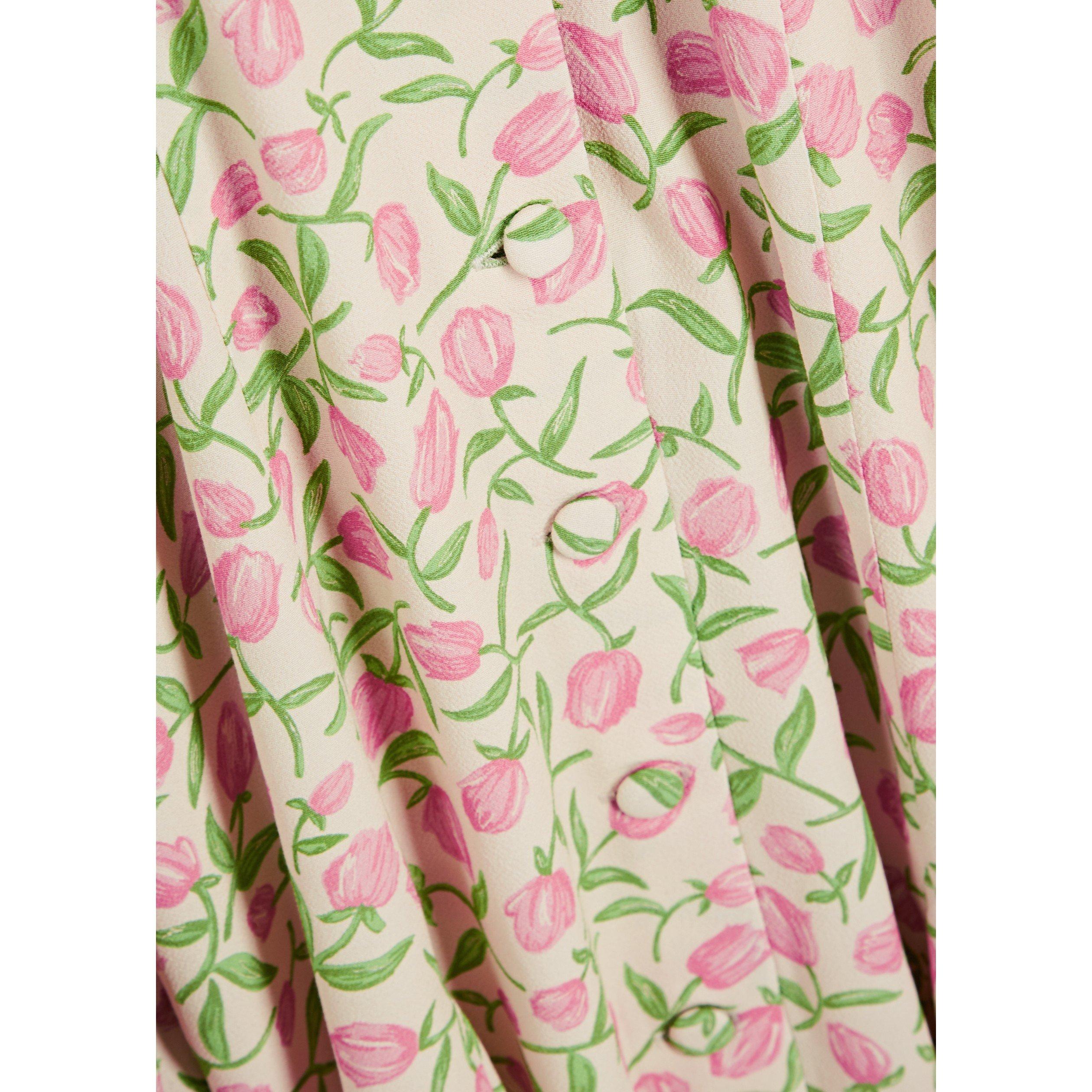 CREAM AND OTHER - KITRI - SD TABITHA TULIP PRINT MINI DR - 4