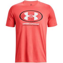 Under Woven armour Under Woven armour Ua Multi-Color Lockertag Ss Gym Top Mens