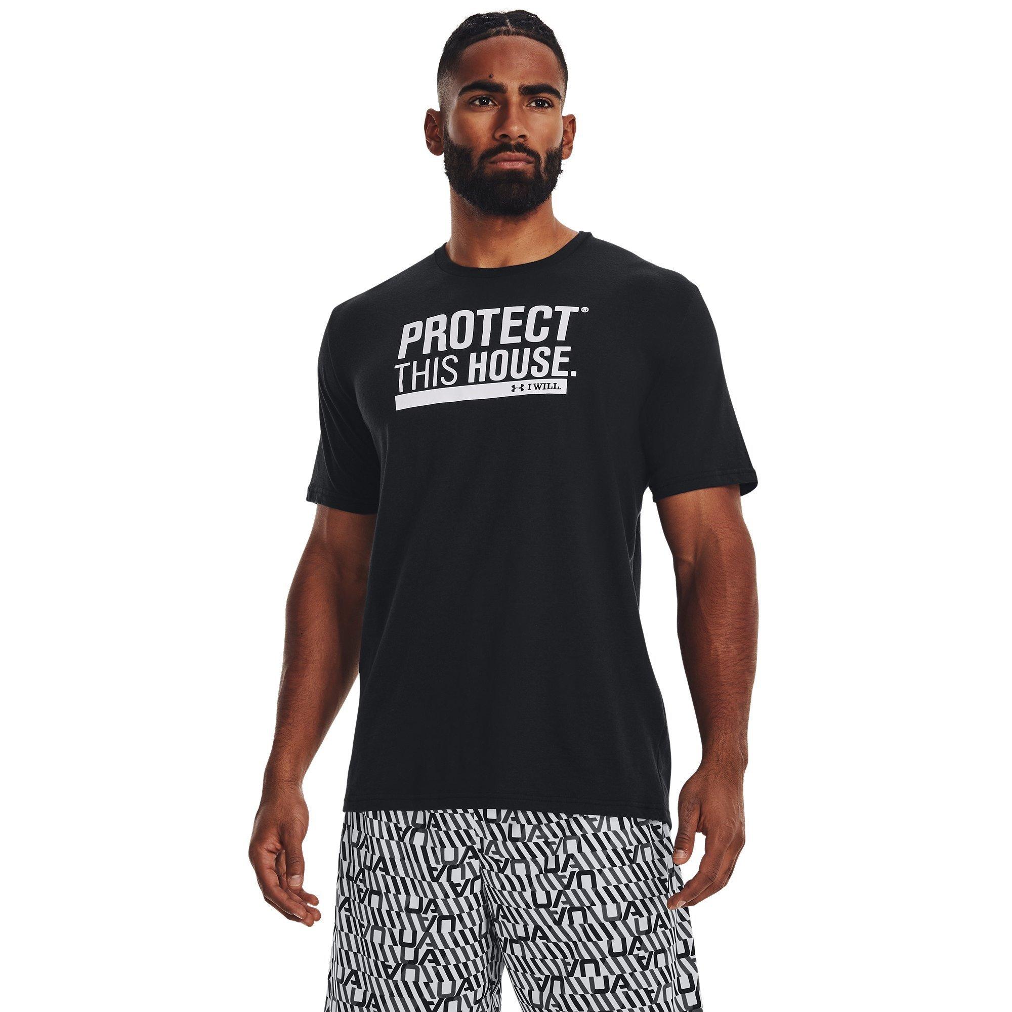 Nero - Under Armour - PROTECT THIS HOUSE Short-Sleeve Performance Gym Top - 3