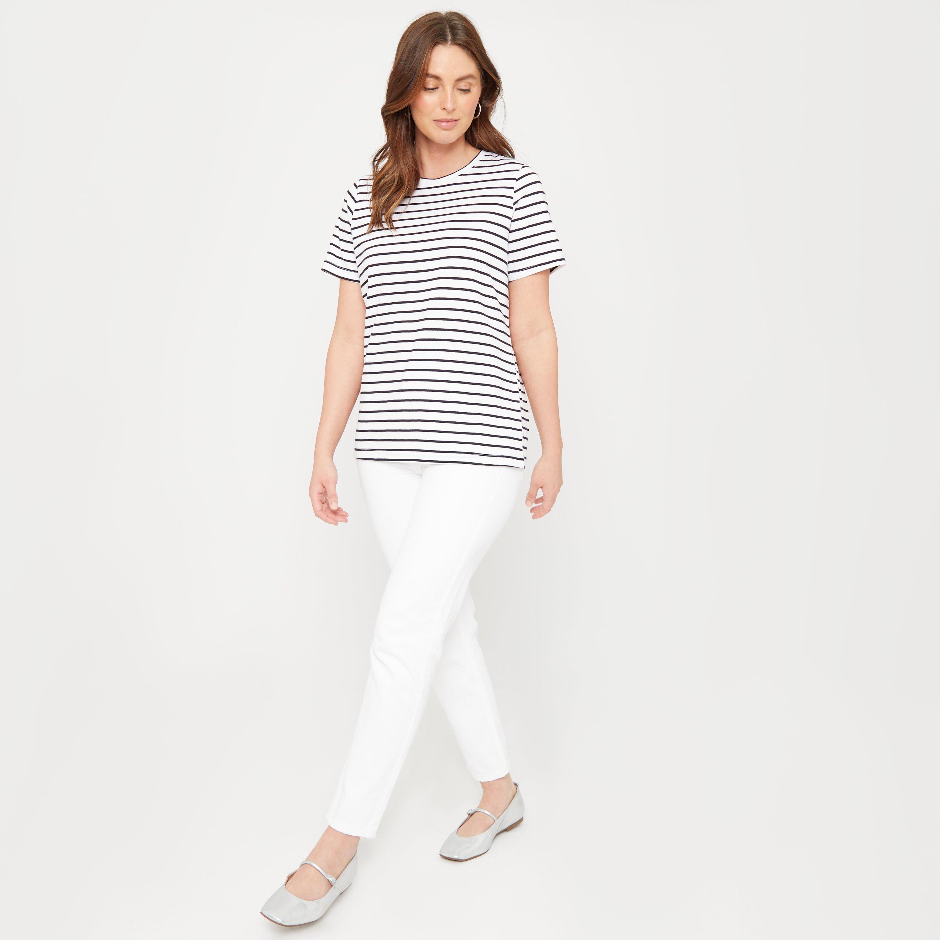 Noir/Blanc - Be You - Stripe T-Shirt - 3