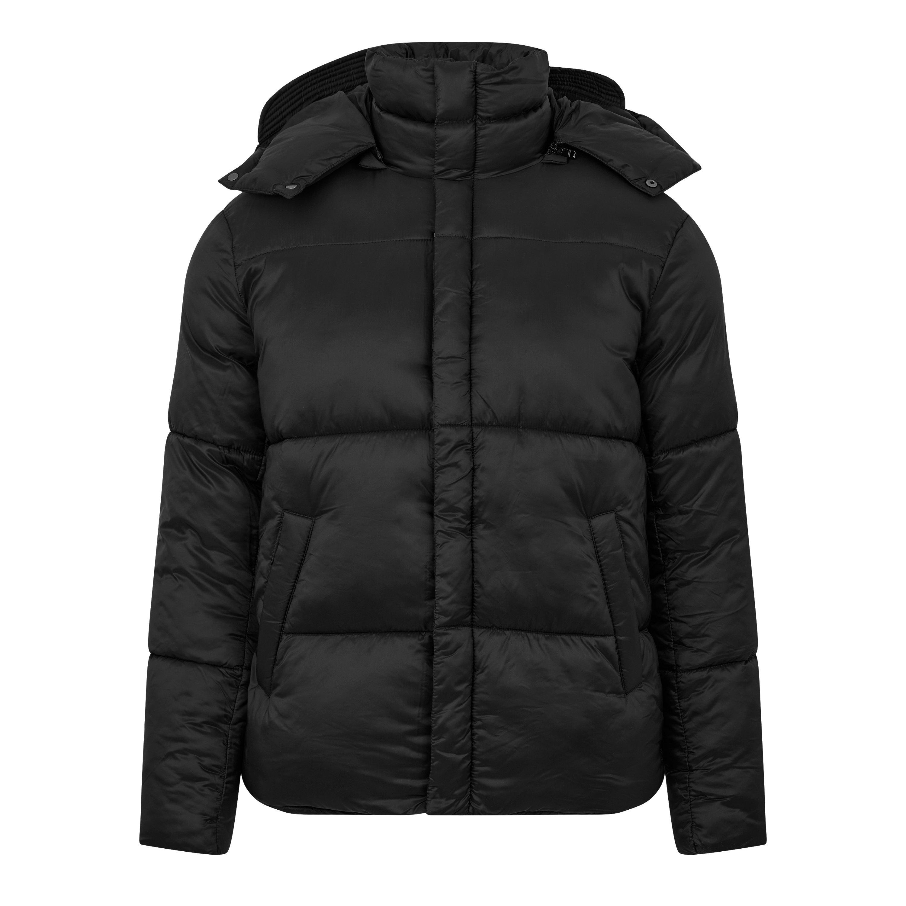 Black K900 - Diesel - Kids' Insulated Water Resistant Short Puffer Jacket - 1