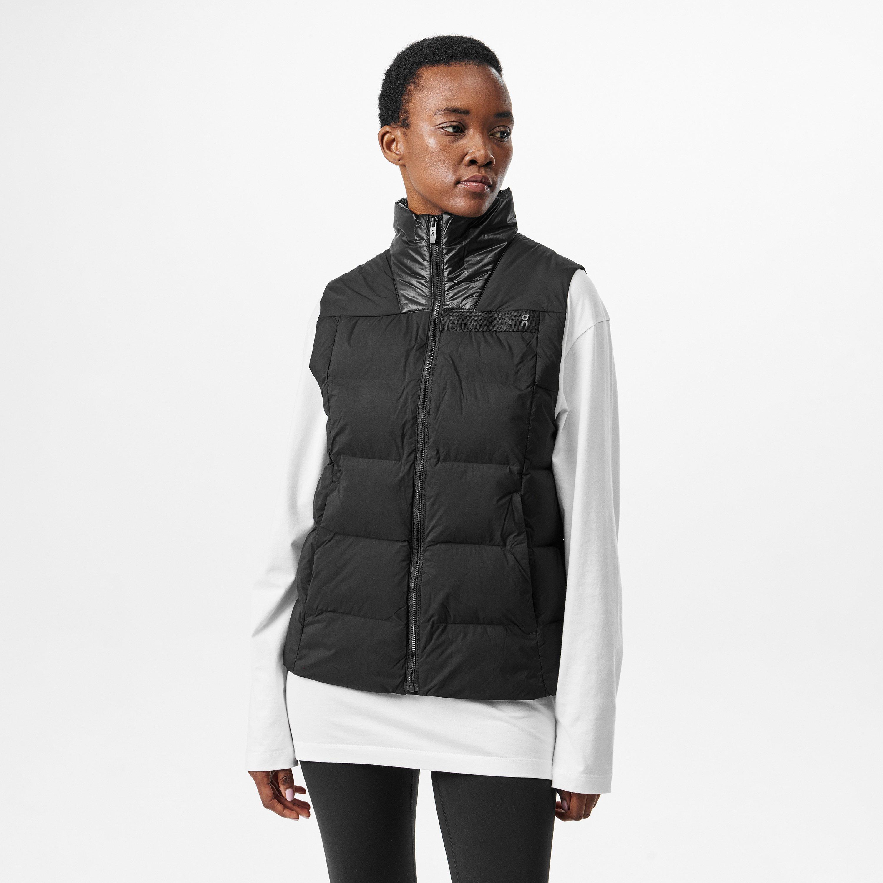 Black - On - Women's Challenger Water Resistant Thermolite Puffer Gilet - 2