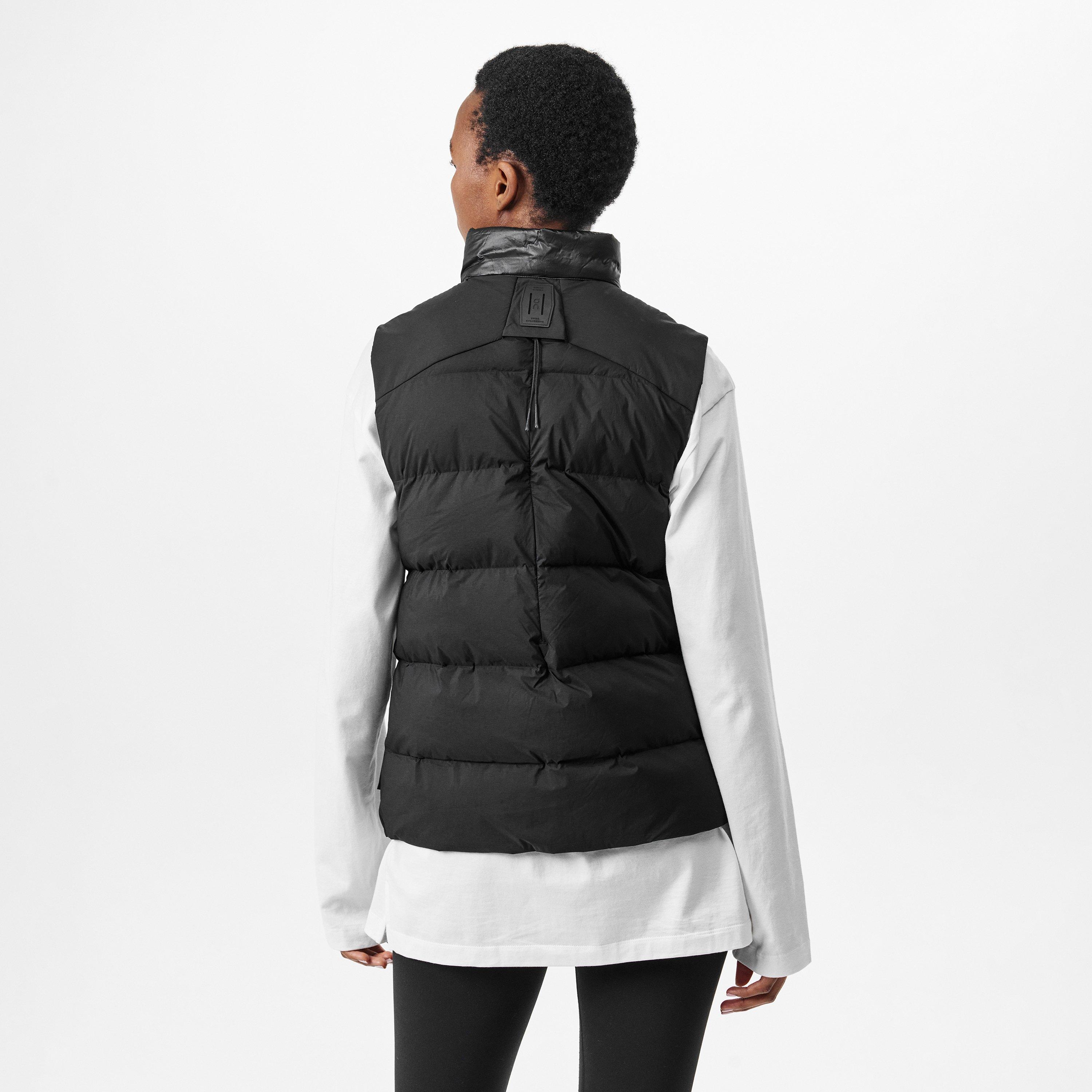 Black - On - Women's Challenger Water Resistant Thermolite Puffer Gilet - 3