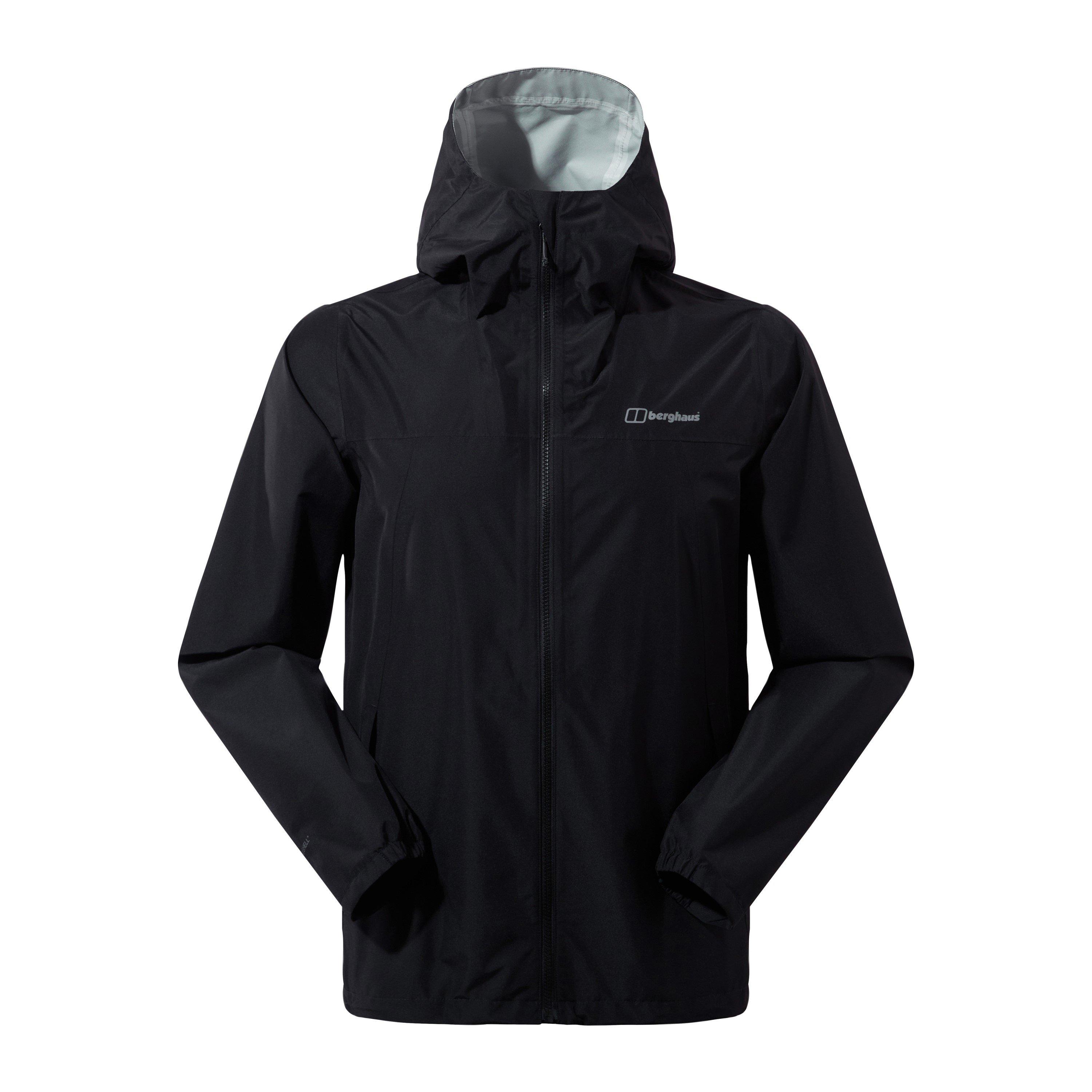 Berghaus Men's Deluge Waterproof Half-Zip Rain Anorak - Black - Small