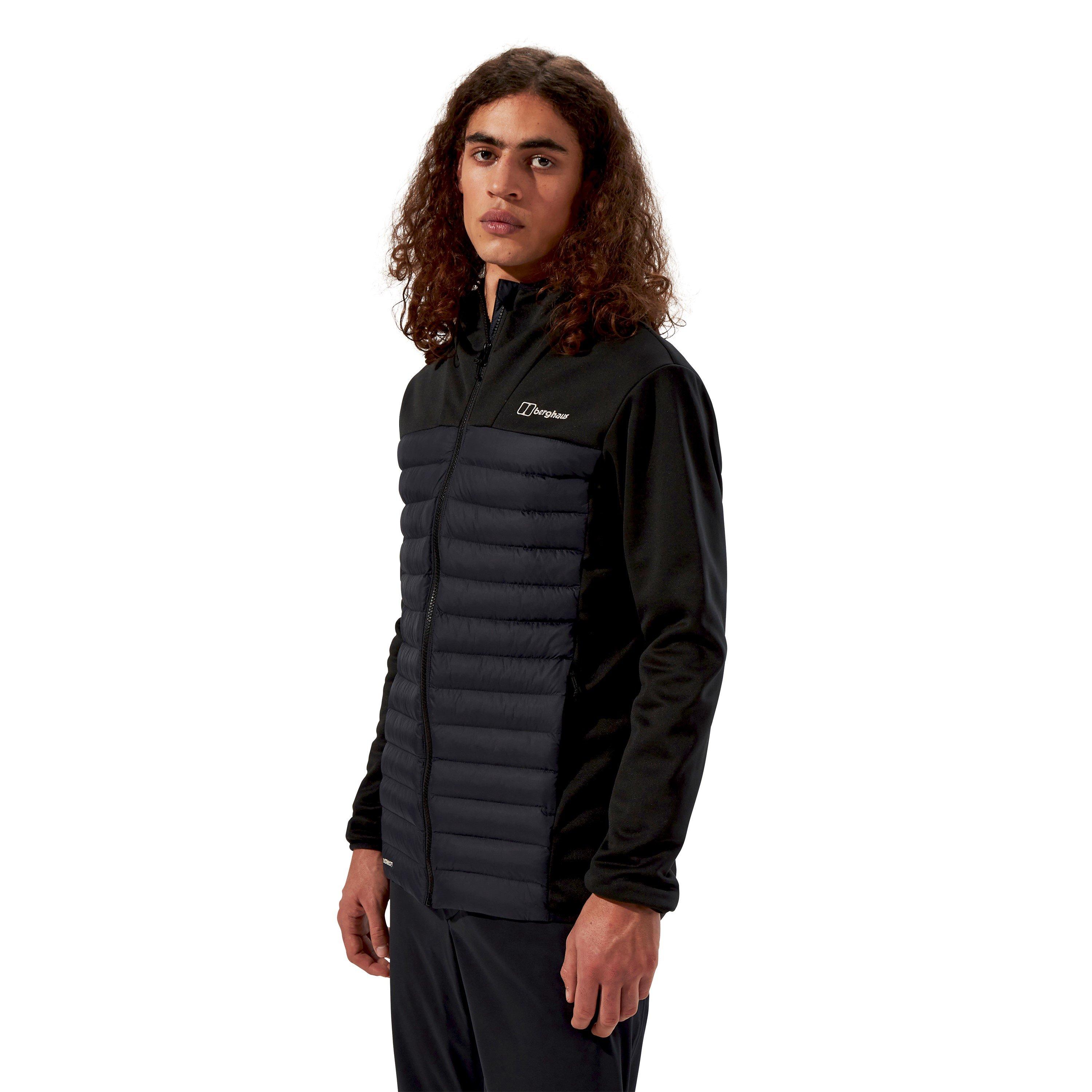 Jet Black - Berghaus - Men's Vaskye Weather-Resistant Hybrid Jacket - 8