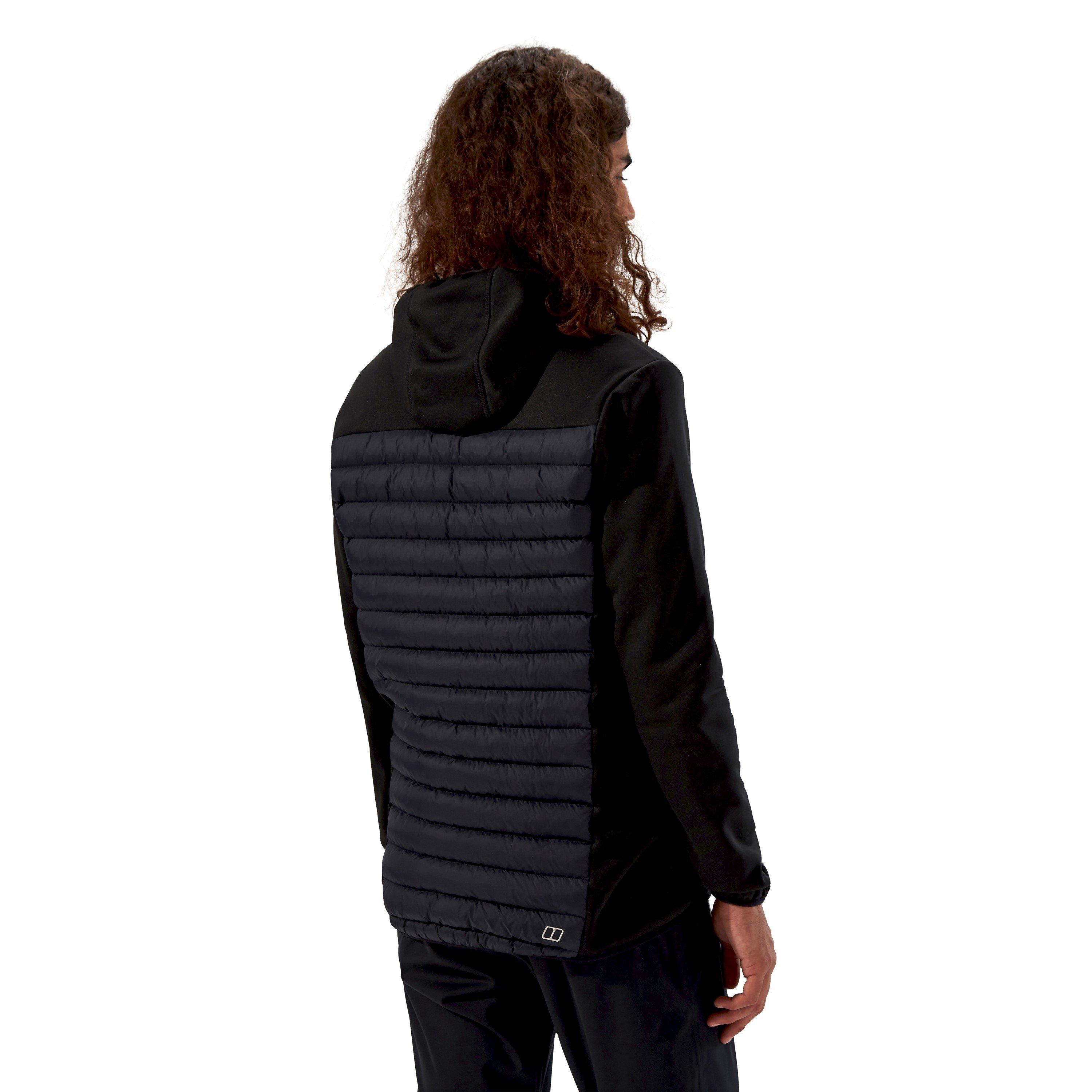 Jet Black - Berghaus - Men's Vaskye Weather-Resistant Hybrid Jacket - 4