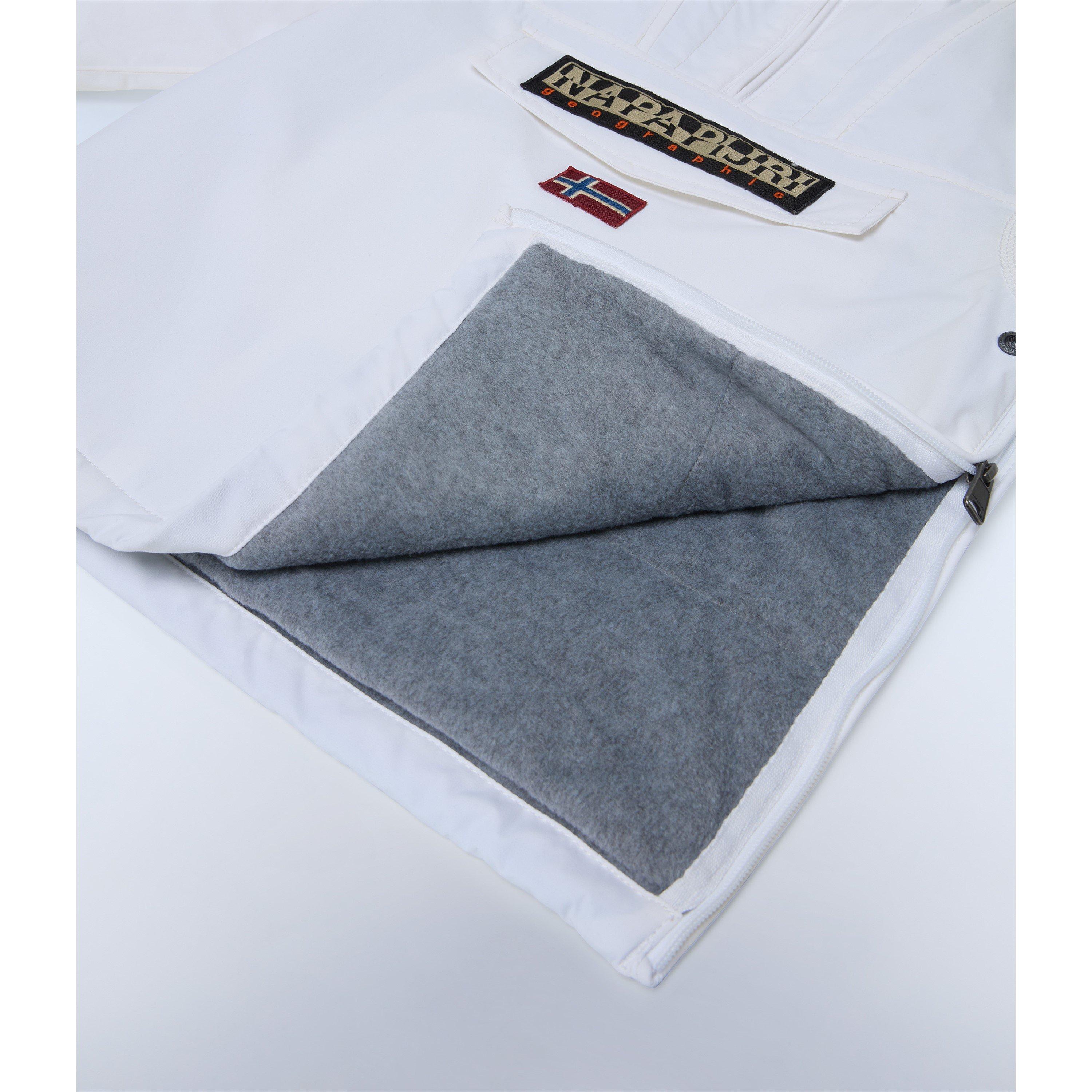 White 002 - Napapijri - Kids' Rainforest Water and Wind Resistant Rain Anorak - 4