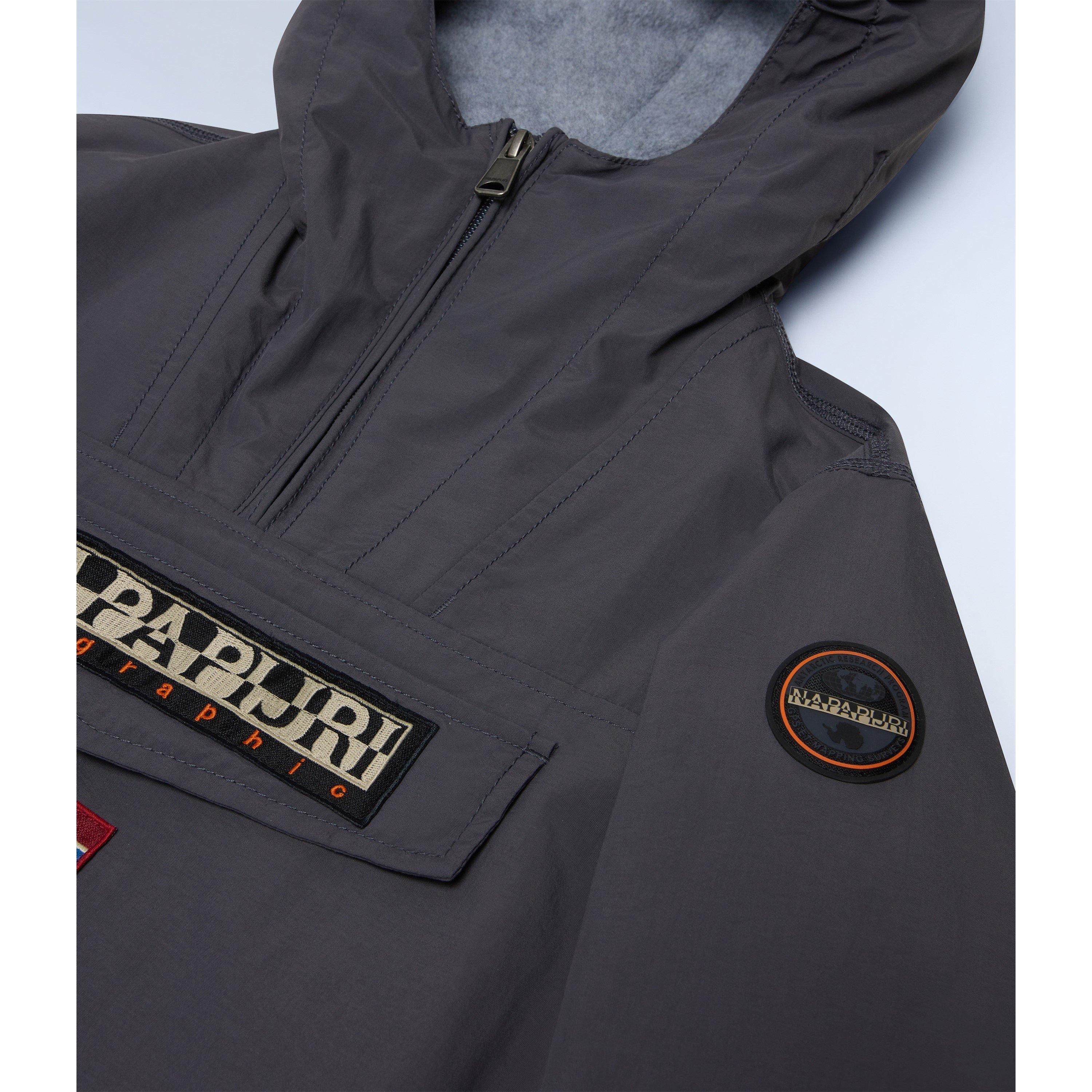 Grey H96 - Napapijri - Kids' Rainforest Water and Wind Resistant Rain Anorak - 3