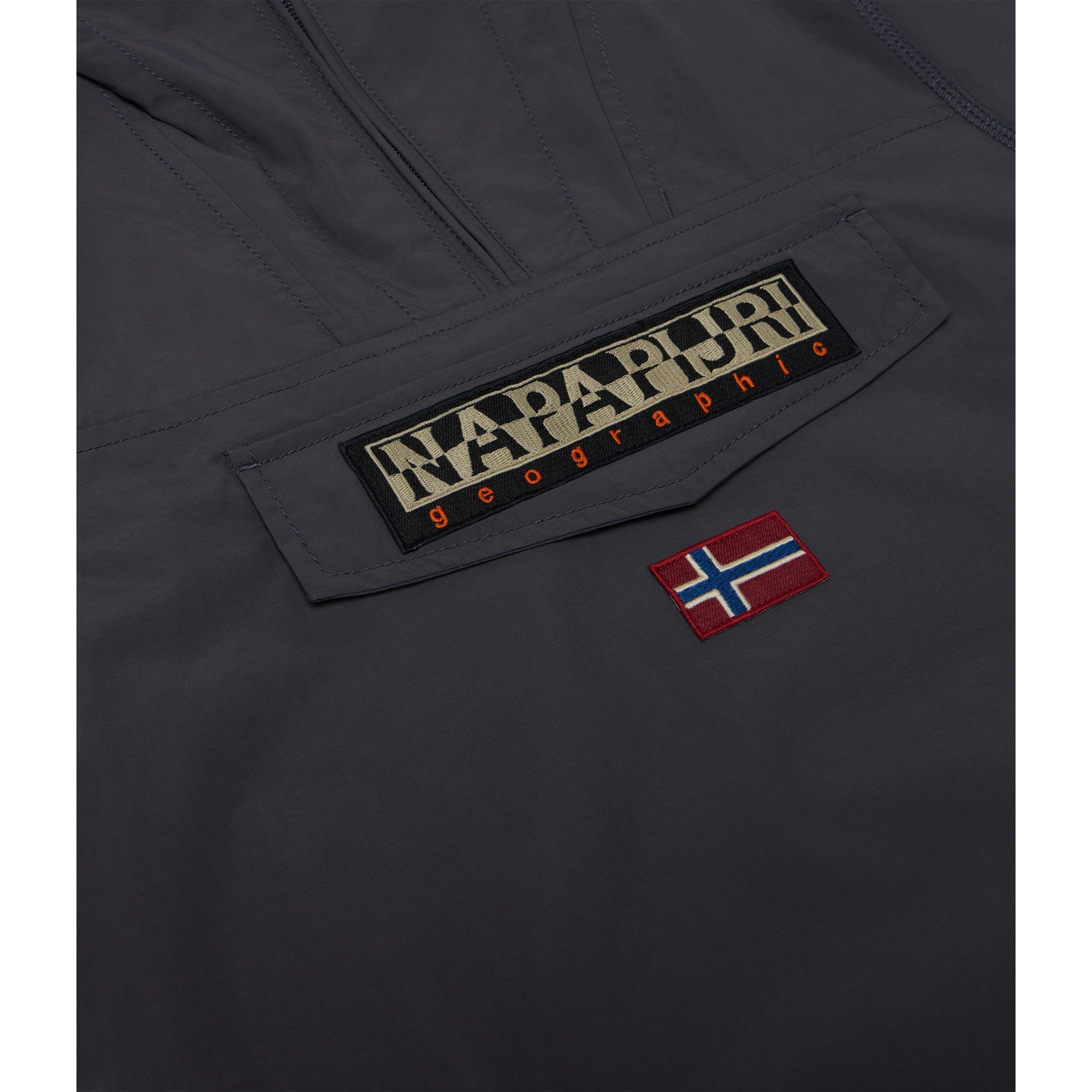 Grey H96 - Napapijri - Kids' Rainforest Water and Wind Resistant Rain Anorak - 5