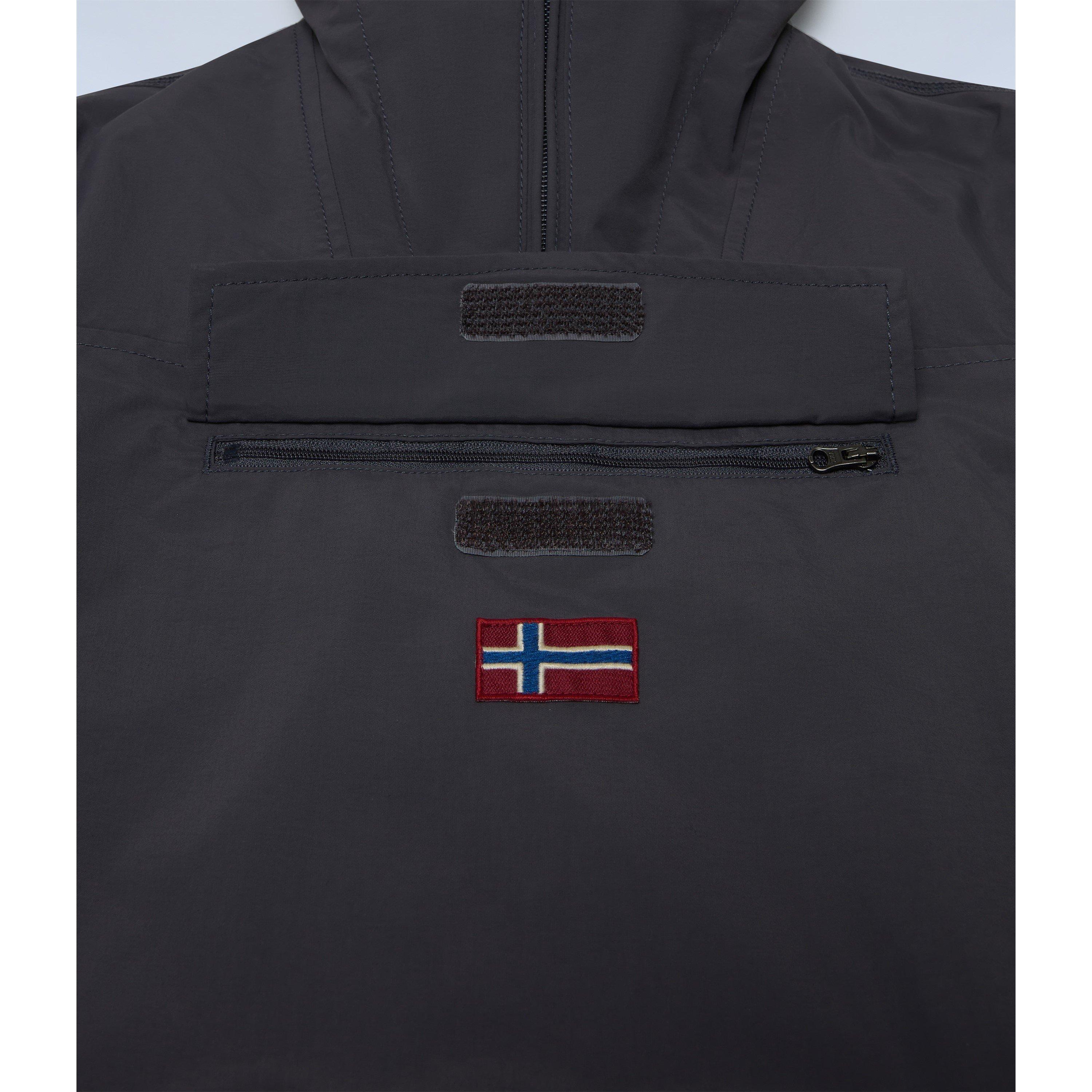 Grey H96 - Napapijri - Kids' Rainforest Water and Wind Resistant Rain Anorak - 6
