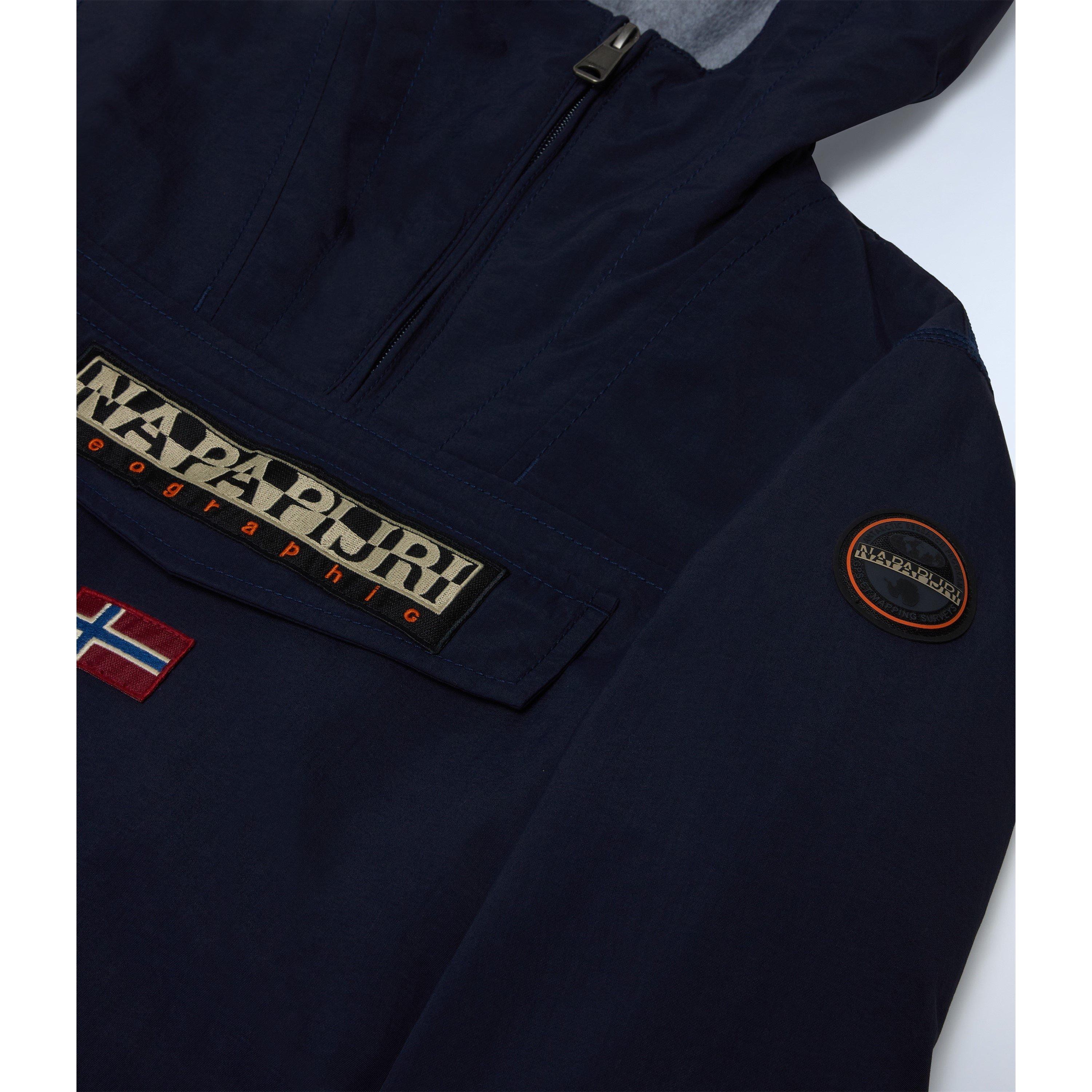 Blu Marine 176 - Napapijri - Kids' Rainforest Water and Wind Resistant Rain Anorak - 3