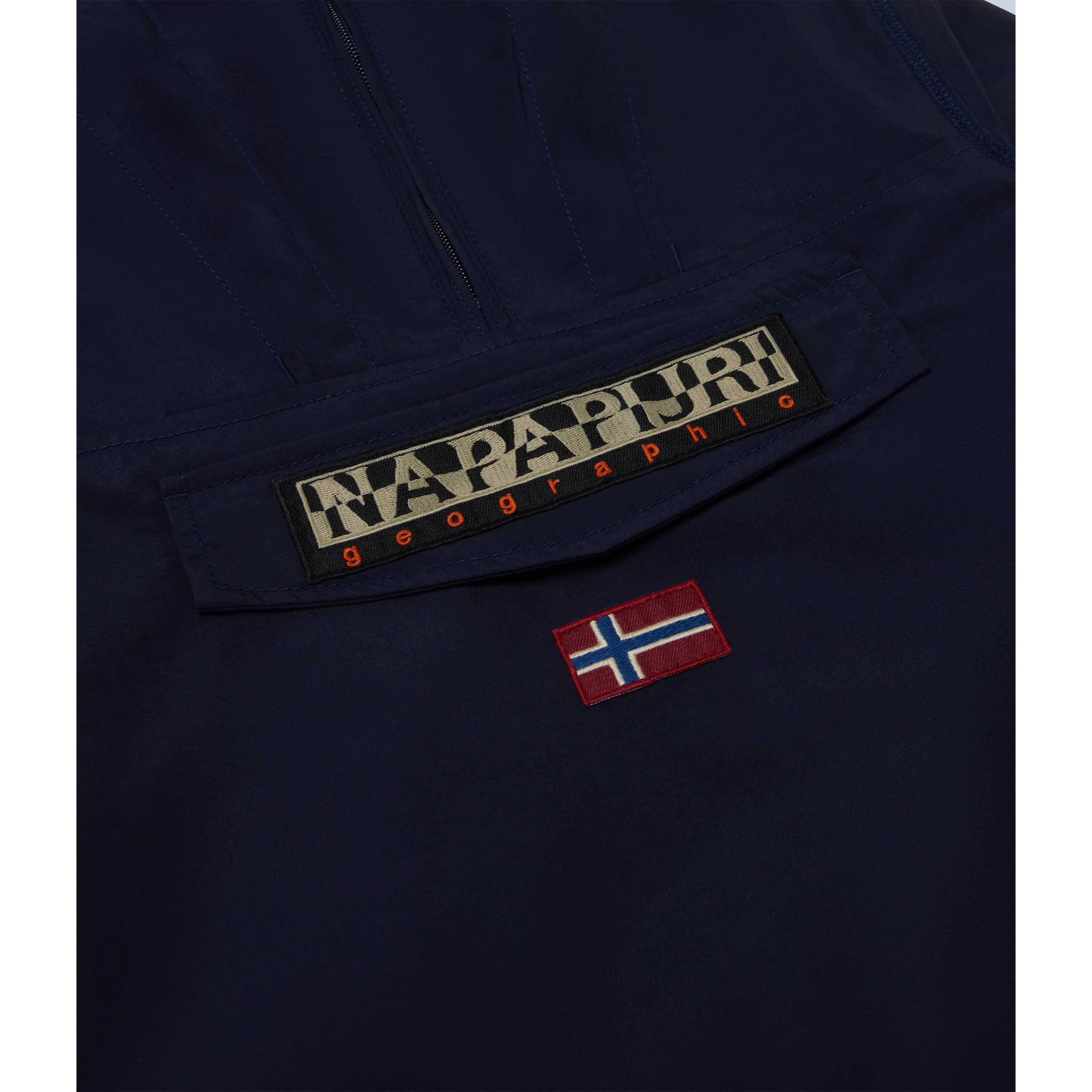 Blu Marine 176 - Napapijri - Kids' Rainforest Water and Wind Resistant Rain Anorak - 5