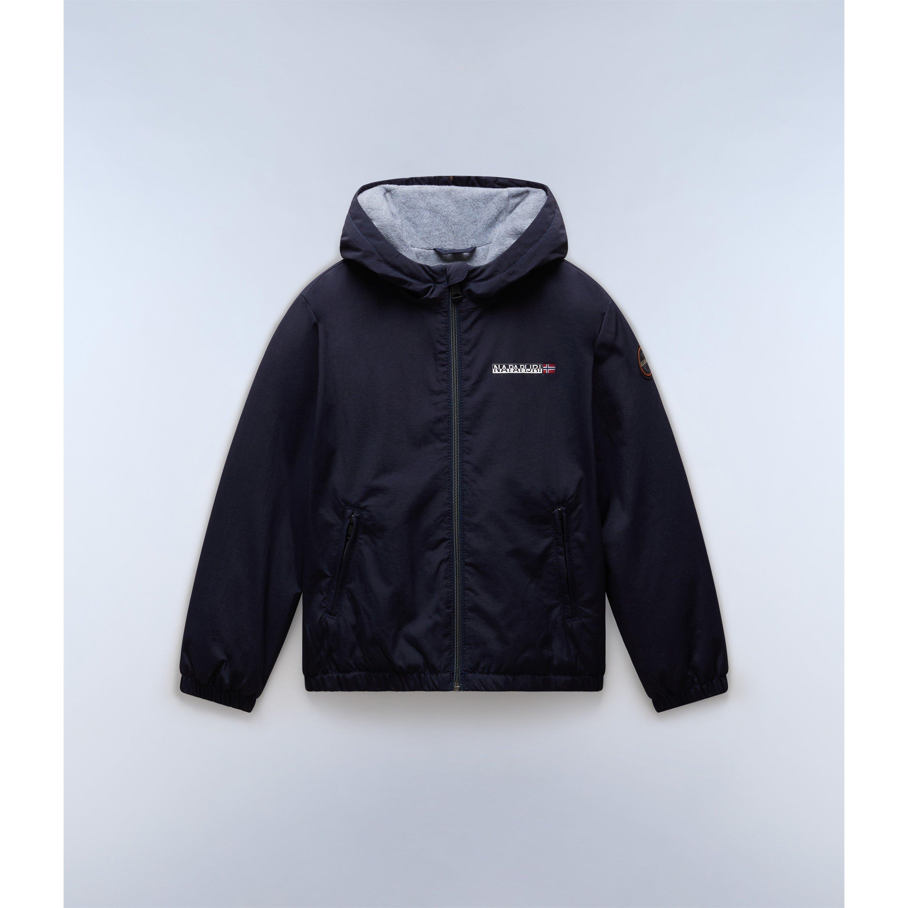 Blu Marine 176 - Napapijri - Kids' Scott Water Resistant Wind Resistant Recycled Polyester Rain Anorak - 1