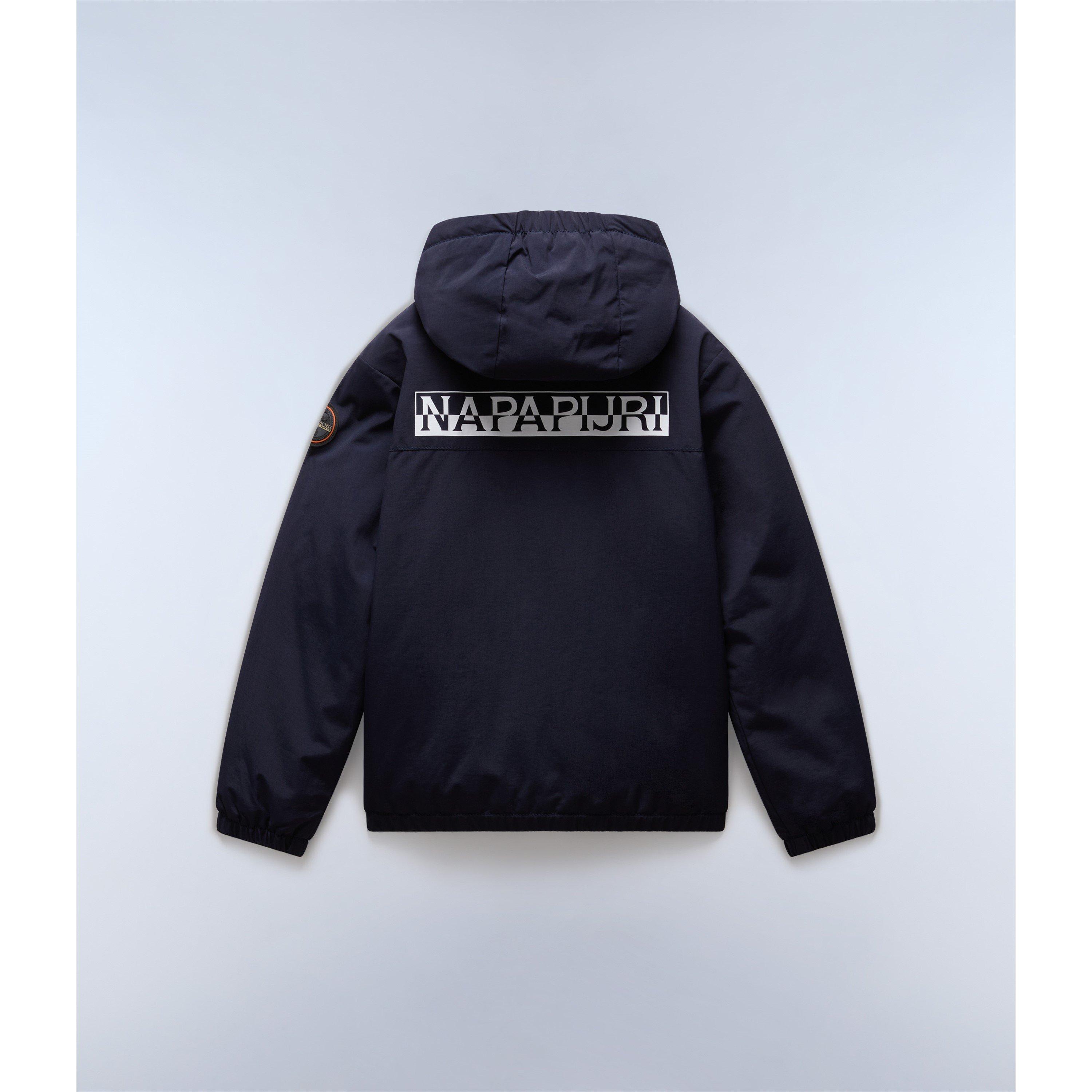 Blu Marine 176 - Napapijri - Kids' Scott Water Resistant Wind Resistant Recycled Polyester Rain Anorak - 2