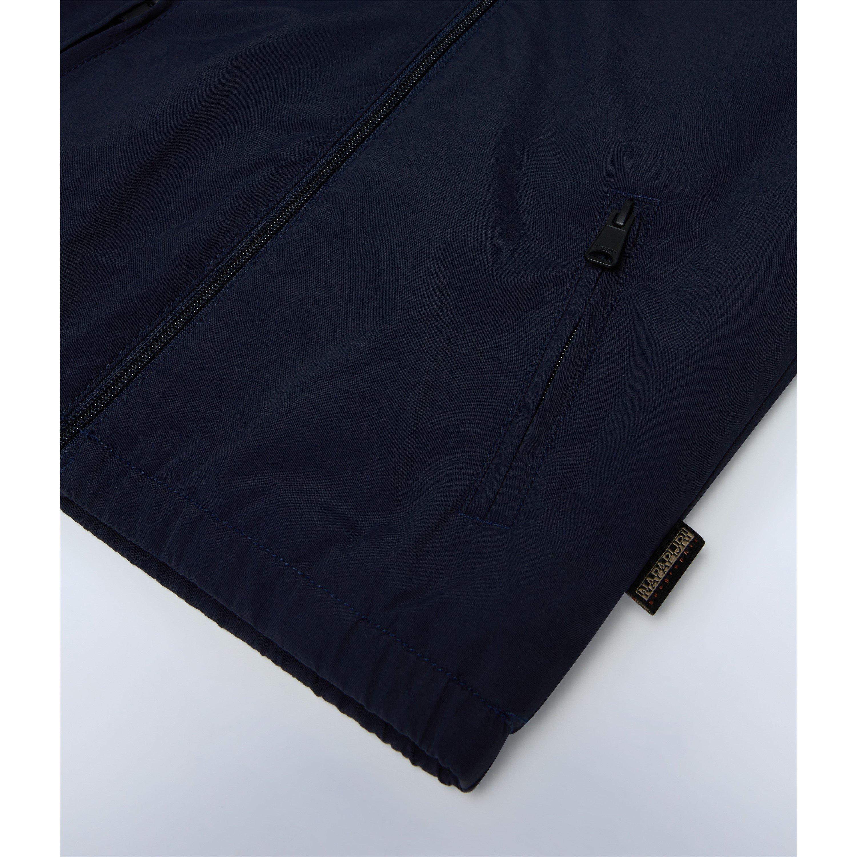 Blu Marine 176 - Napapijri - Kids' Scott Water Resistant Wind Resistant Recycled Polyester Rain Anorak - 4