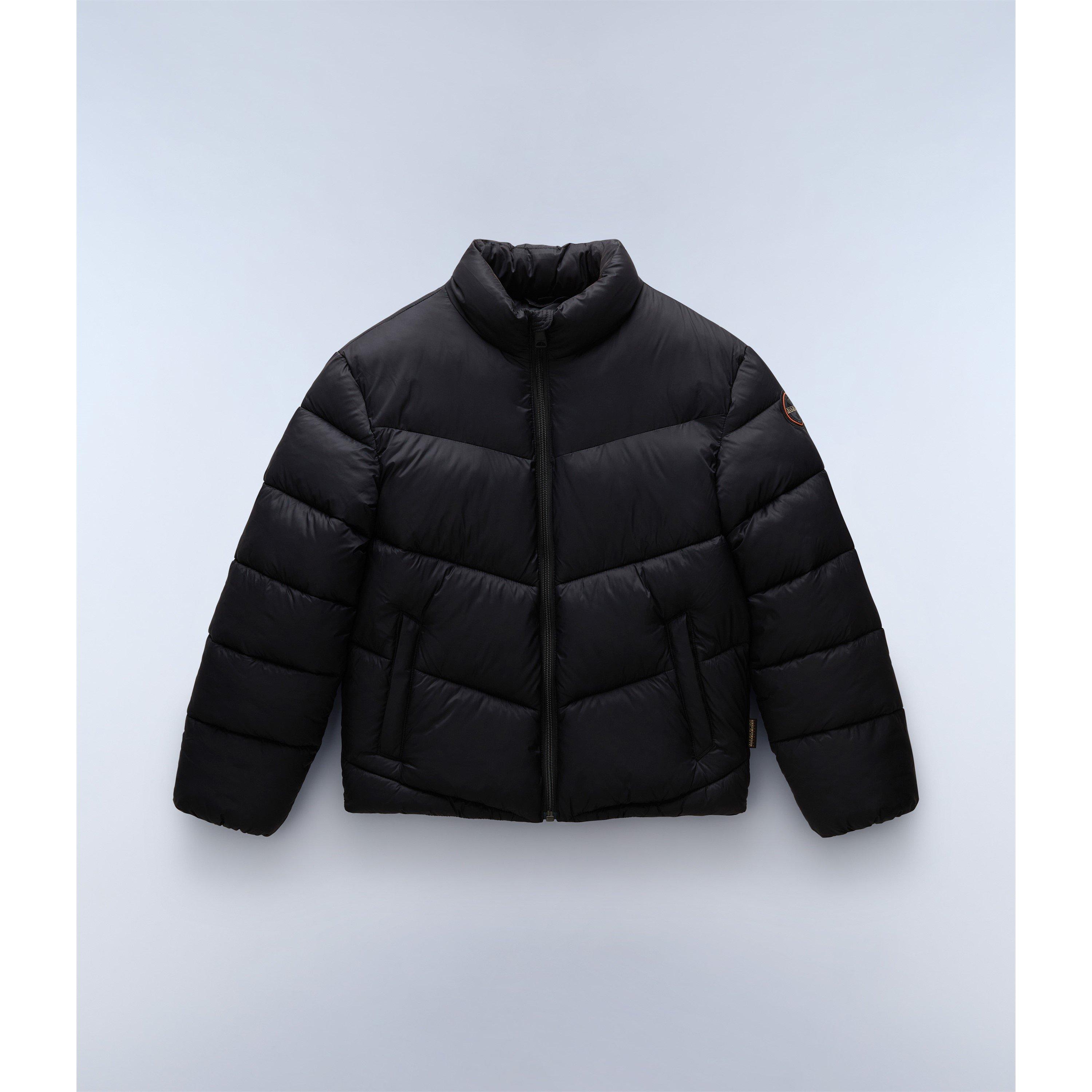 Black 041 - Napapijri - Kids' Carrel Insulated Short Puffer Jacket - 1